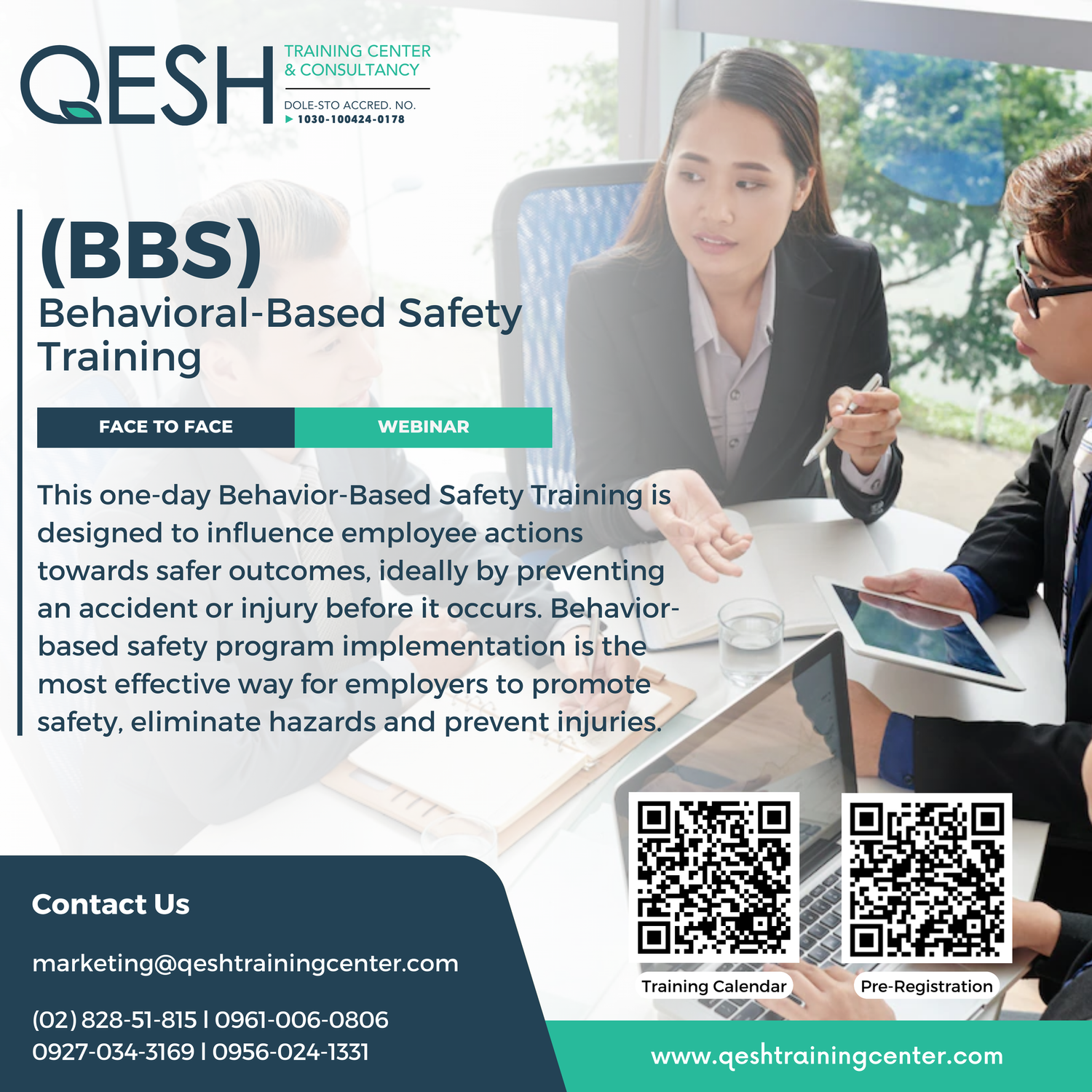 QESH Training Center - Be a trained Safety Officer in the Philippines