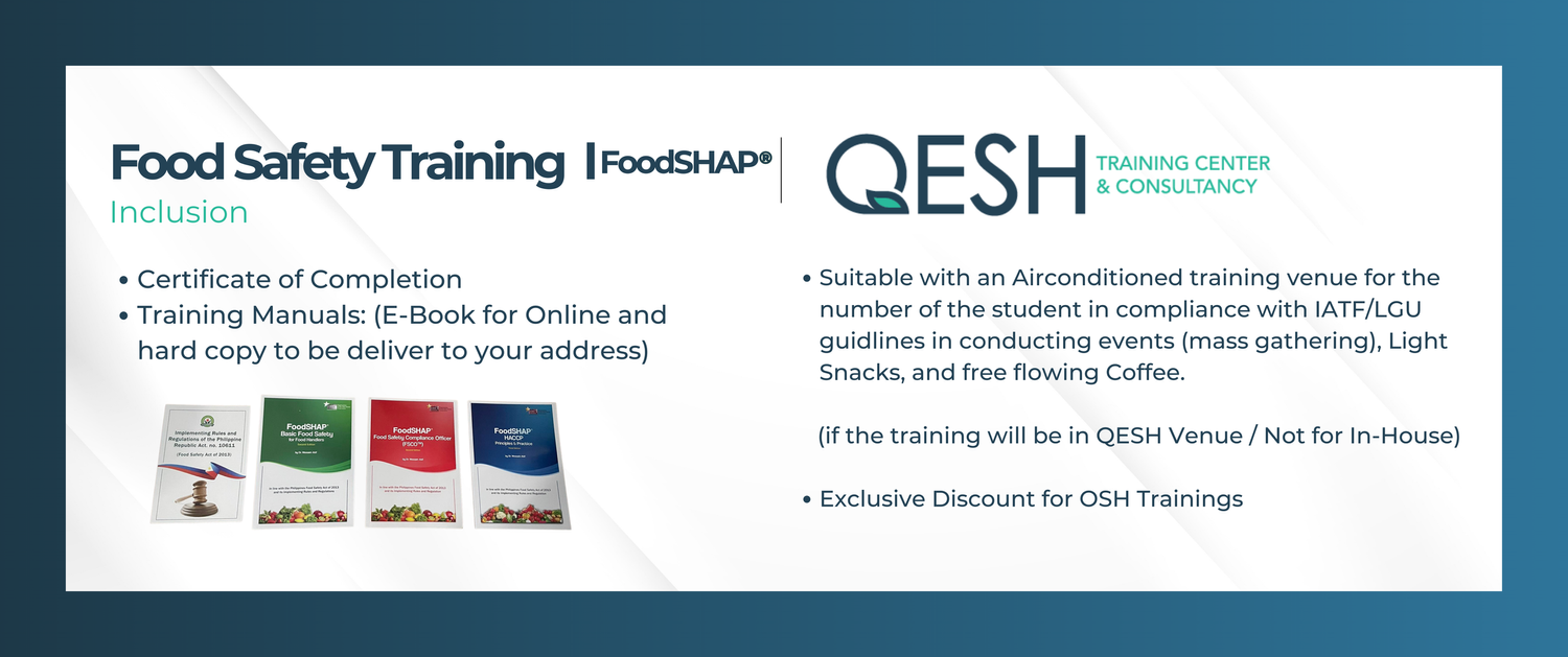 QESH Training Center - Be a trained Safety Officer in the Philippines