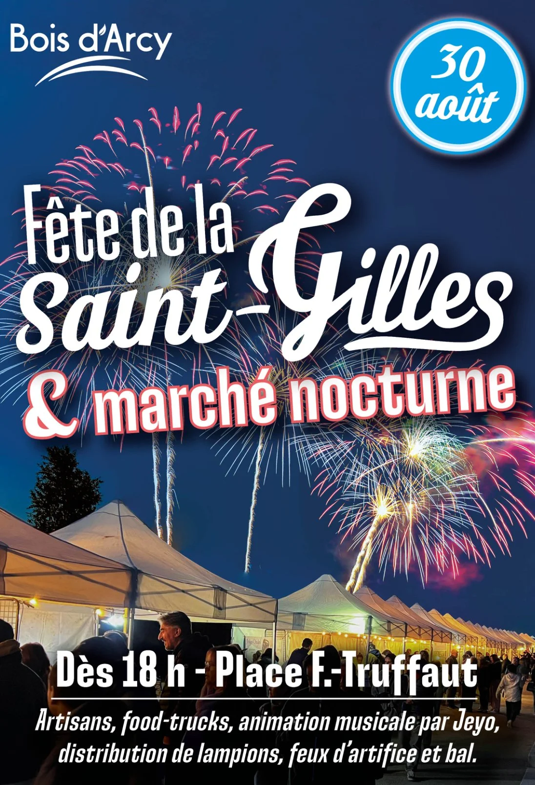 Marché nocturne de Bois d’Arcy (78)