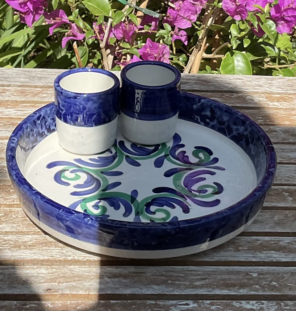 Handmade Spanish Olive Bowl | 18cm Ceramic Tapas Dish | Hand Painted Snack Bowl | Spanish Pottery | Mediterranean Olive & Nibble Bowl
