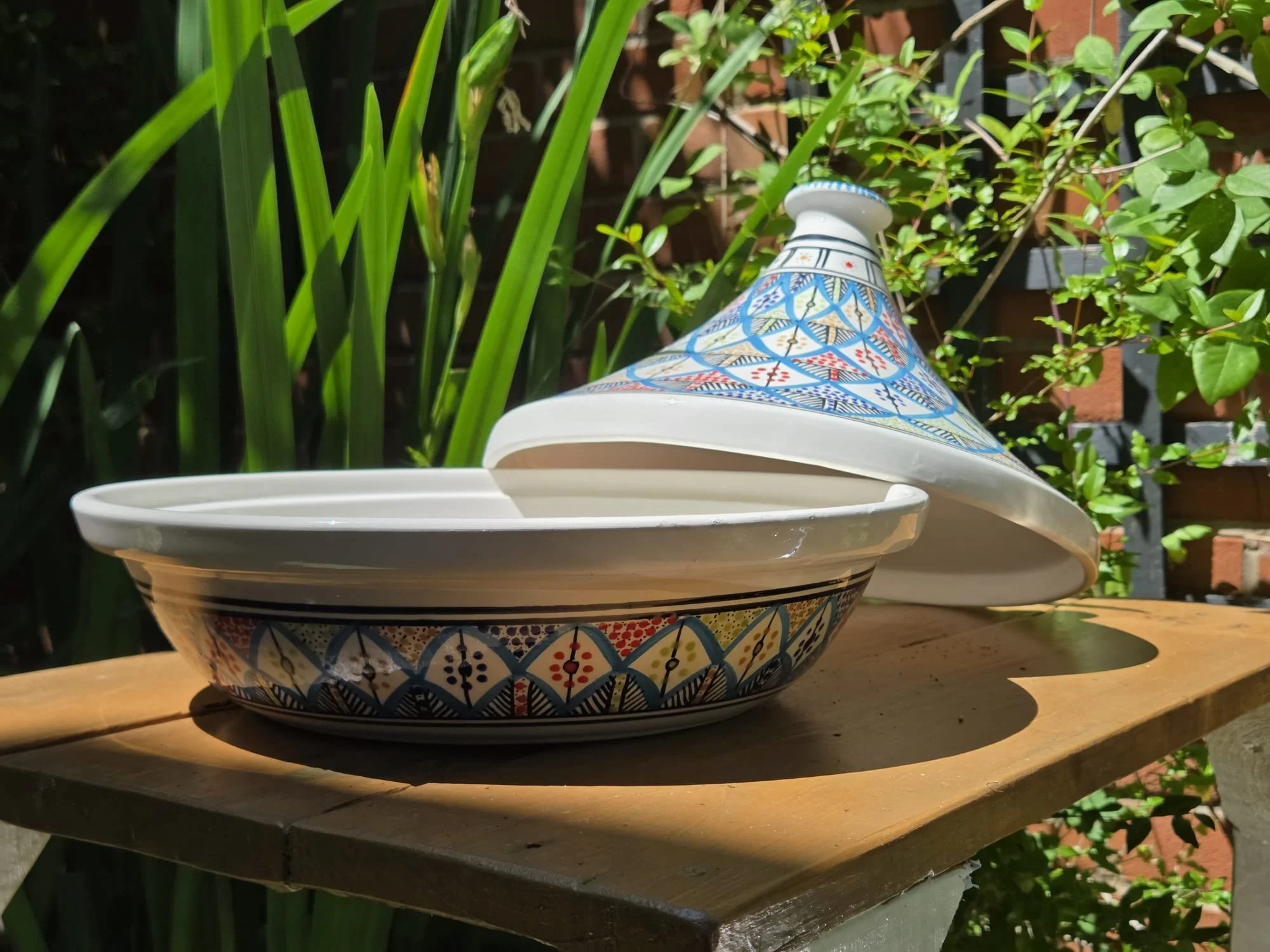 Tunisian Traditional Ceramic Cooking Tagine