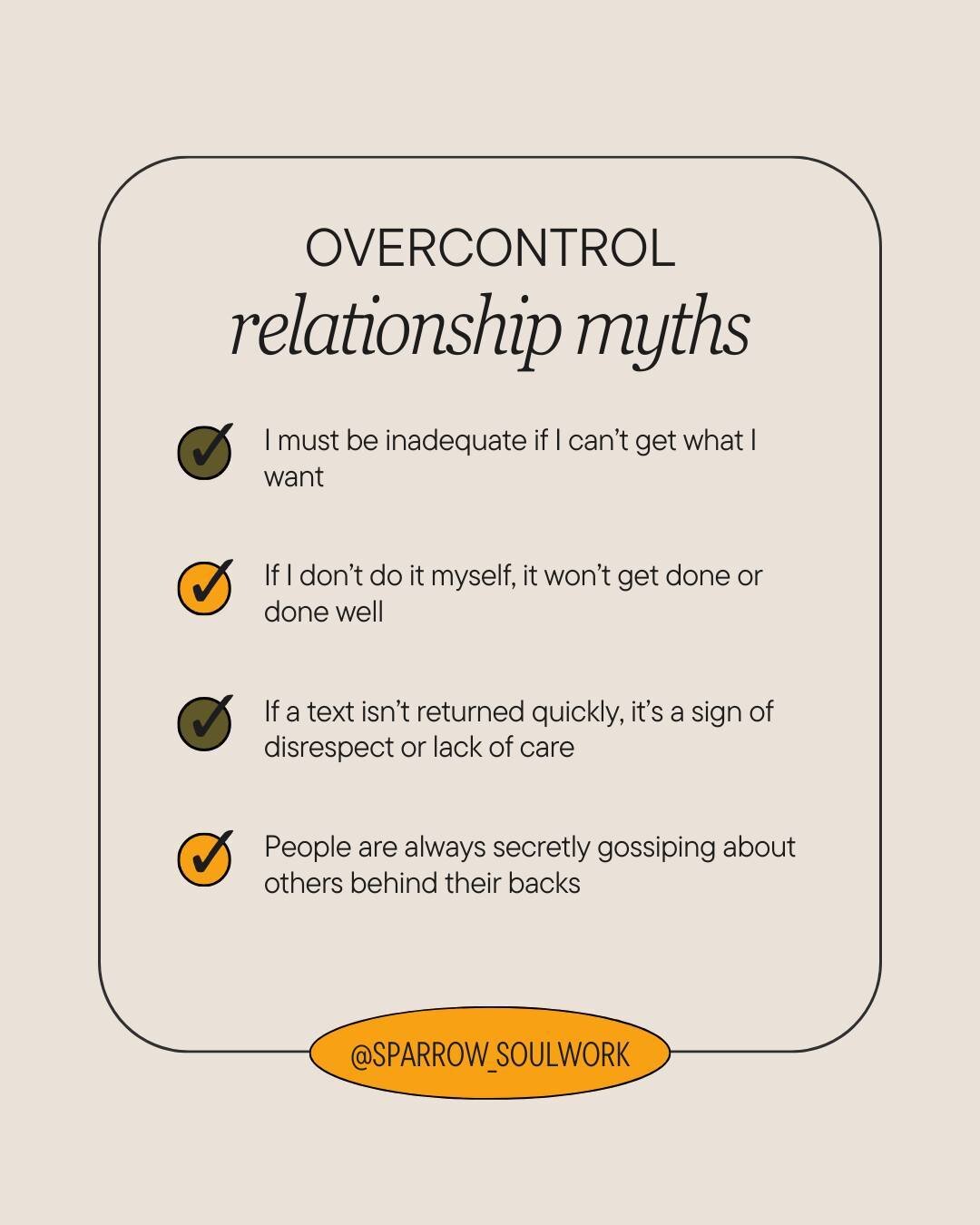 Ever feel like your relationship rule book is outdated? 📘You might be dealing with overcontrol relationship myths that are keeping you from true belonging. These myths can unknowingly encage us in embodied fundamentalism, making the freedom to love 