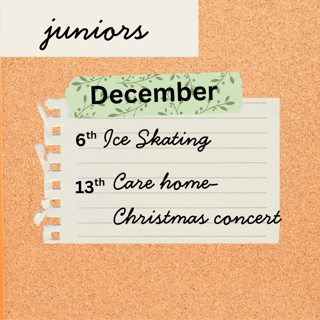 Junior December Activities 11am-1pm