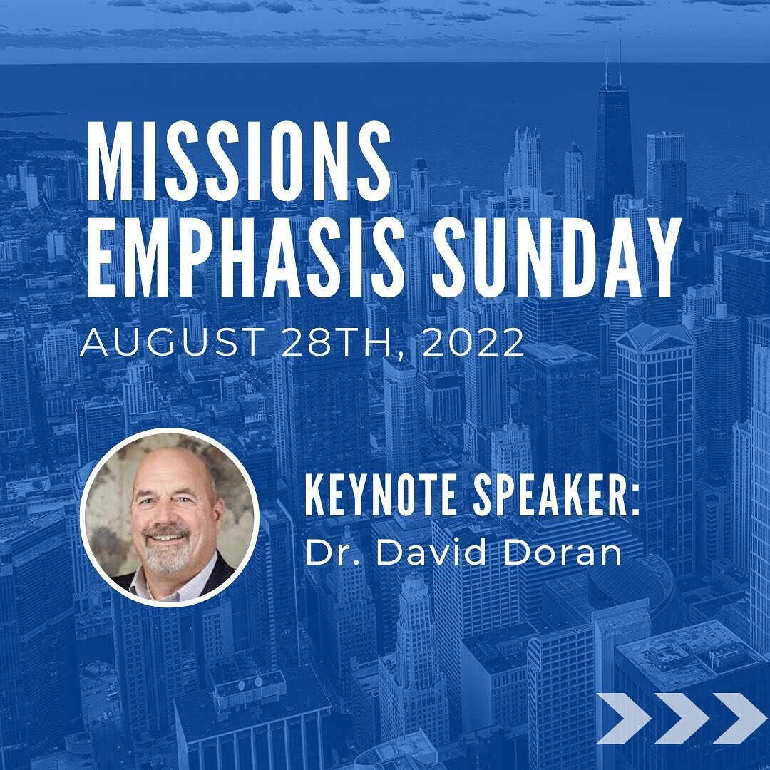 Mark your calendars for Missions Emphasis Sunday on August 28th. Sign-ups for breakfast and lunch are on the website!