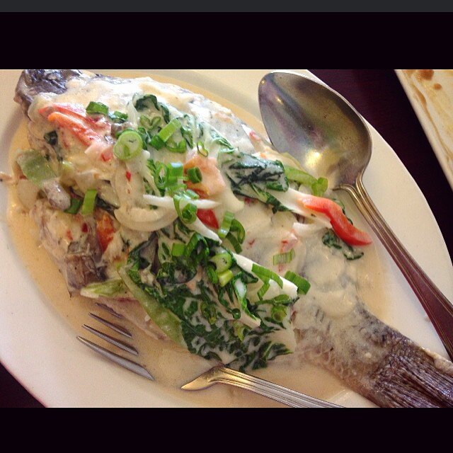 The perks of being half Filipino. Tilapia perfection on a plate. #easter #filipino #pinoy #instagood #foodporn #seafood #family #foodnetworkfaves #eats #yummy #foodstagram