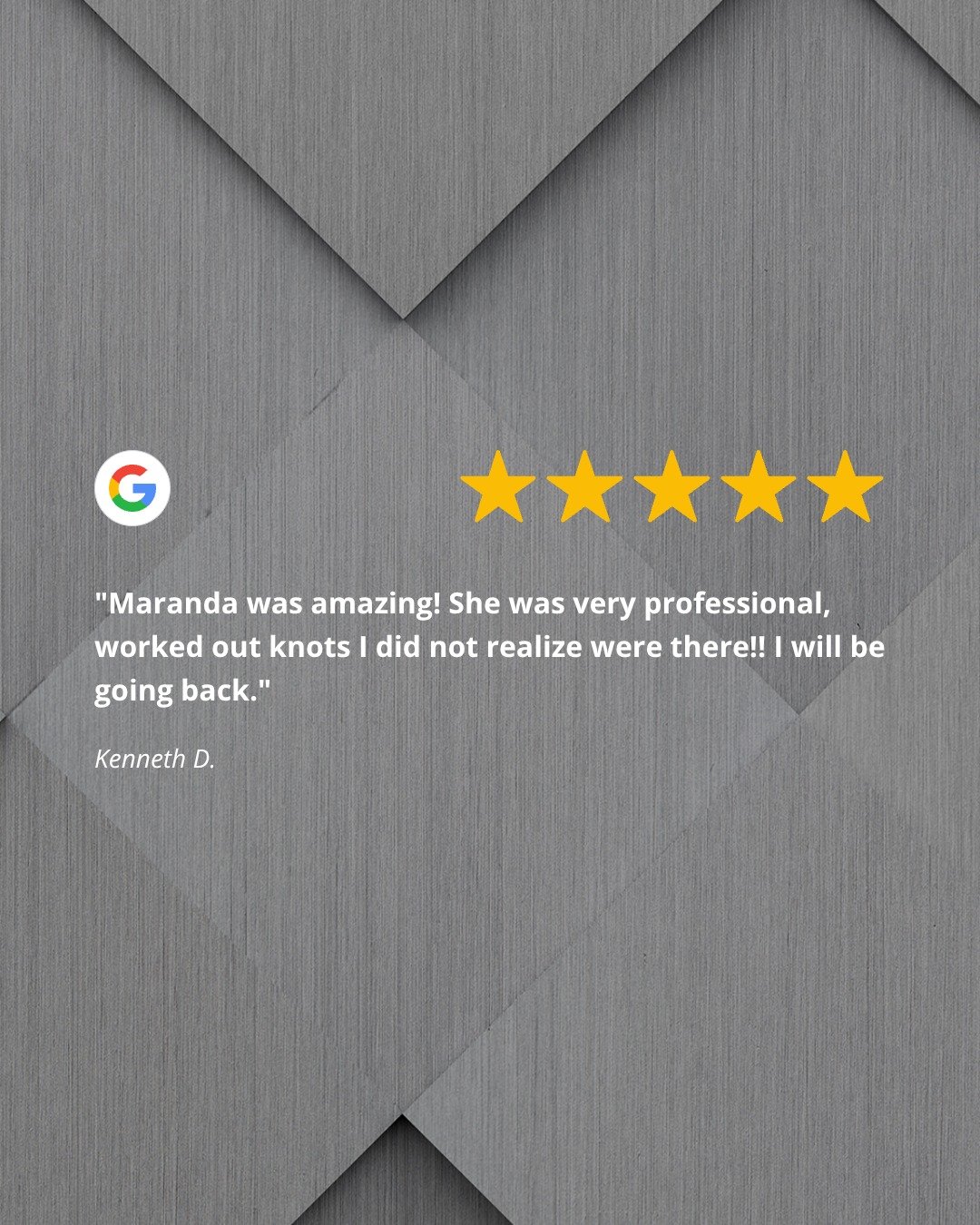 Another great review from one of our customers...