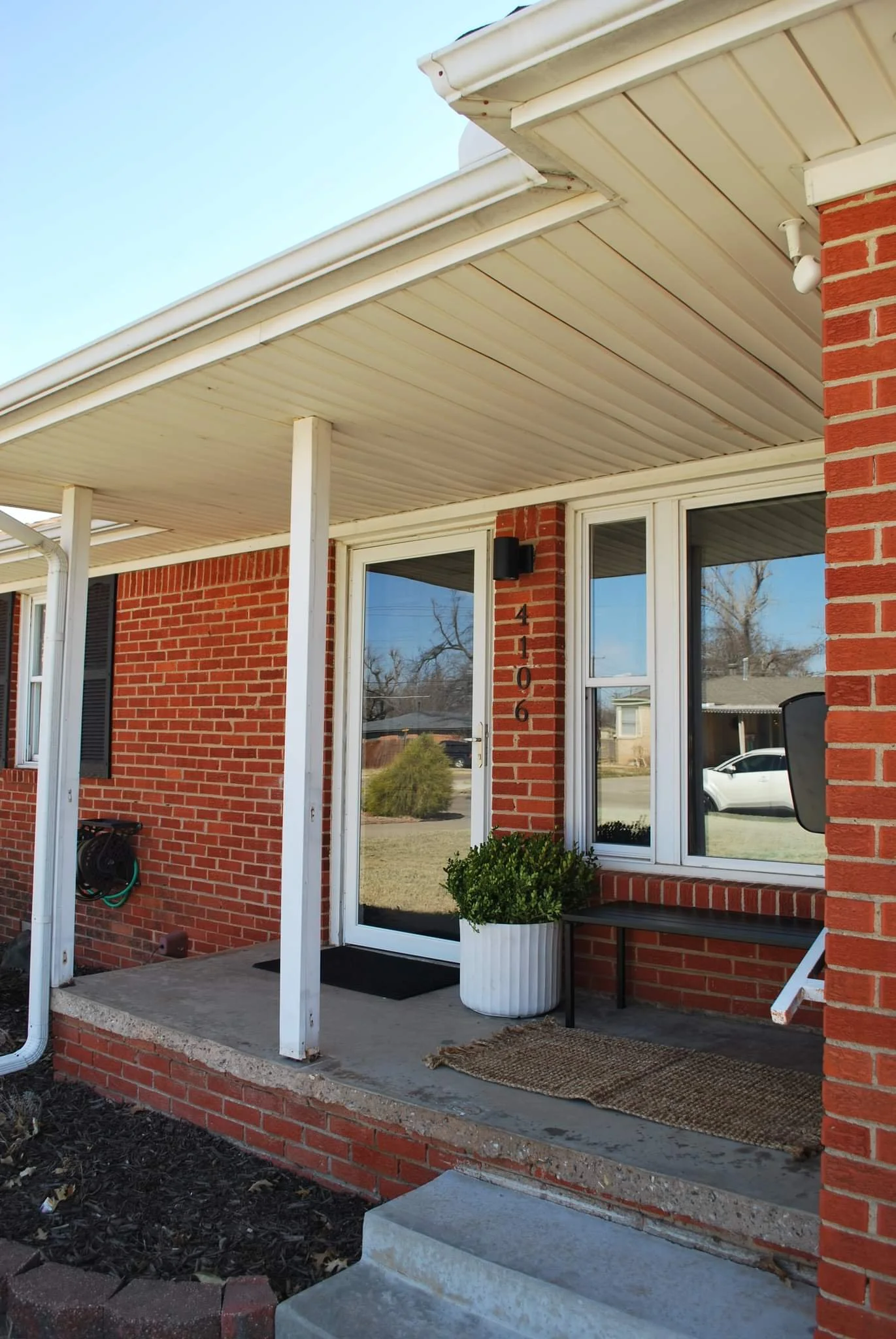 front of massage studio
