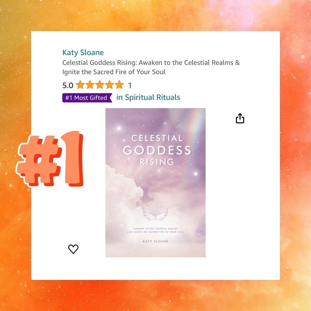 THANK YOU for getting CELESTIAL GODDESS RISING TO NUMBER 1 in the Amazon most gifted chart!! 🙌🎉😇🎉 

THANK YOU to all of you for your amazing support!! THANK YOU to all of you who have bought the book. THANK YOU to everyone who continues to spread