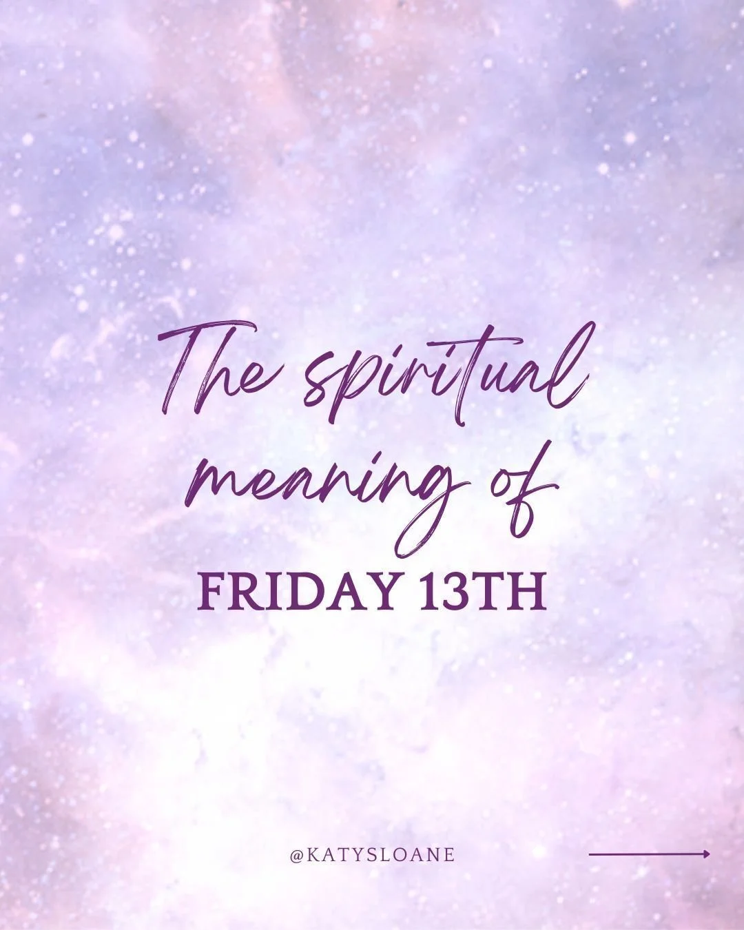 Happy Friday 13th everyone! Here&rsquo;s a little insight into the meaning behind this day which is actually connected to the Goddess!! ✨🔥

13 is a powerful number connected to rebirth and creation&hellip;There are 13 lunar cycles in a year, women h