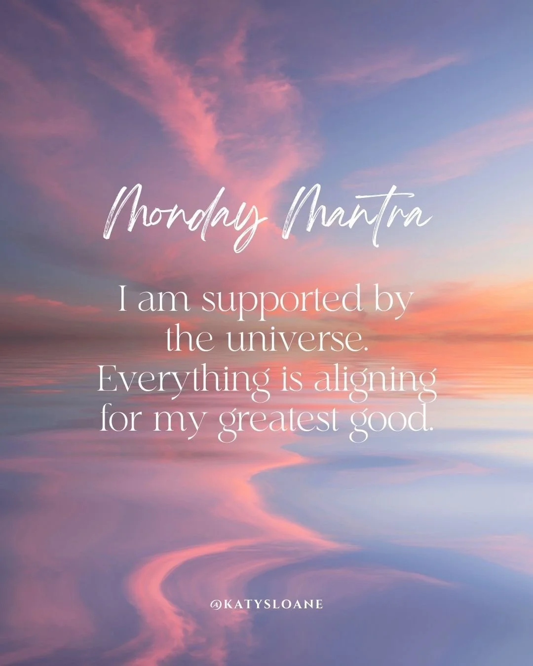 Time for a Monday Mantra 💫

Mantras are powerful because our words create and shape our reality. It&rsquo;s so important to be mindful of our words. Empower yourself and others with your words and allow yourself to imagine the best case scenario in 