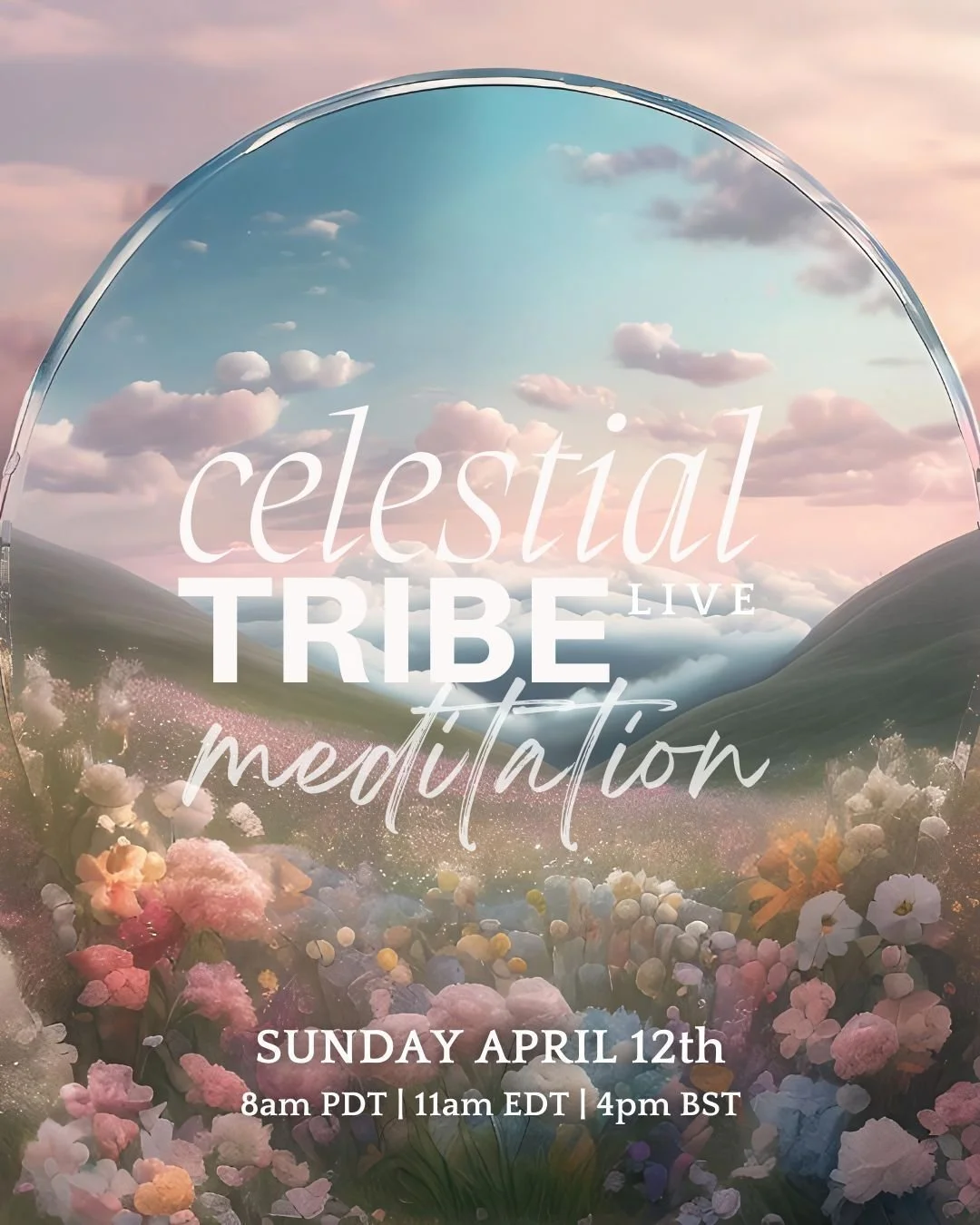 Join me SUNDAY, APRIL 12th for an hour of magic as we connect to the energy of the Earth and the stars and plant seeds of light for the future. 🌱 🌈

Allow yourself this time to reset as we heal, release and realign our energy to the natural rhythms