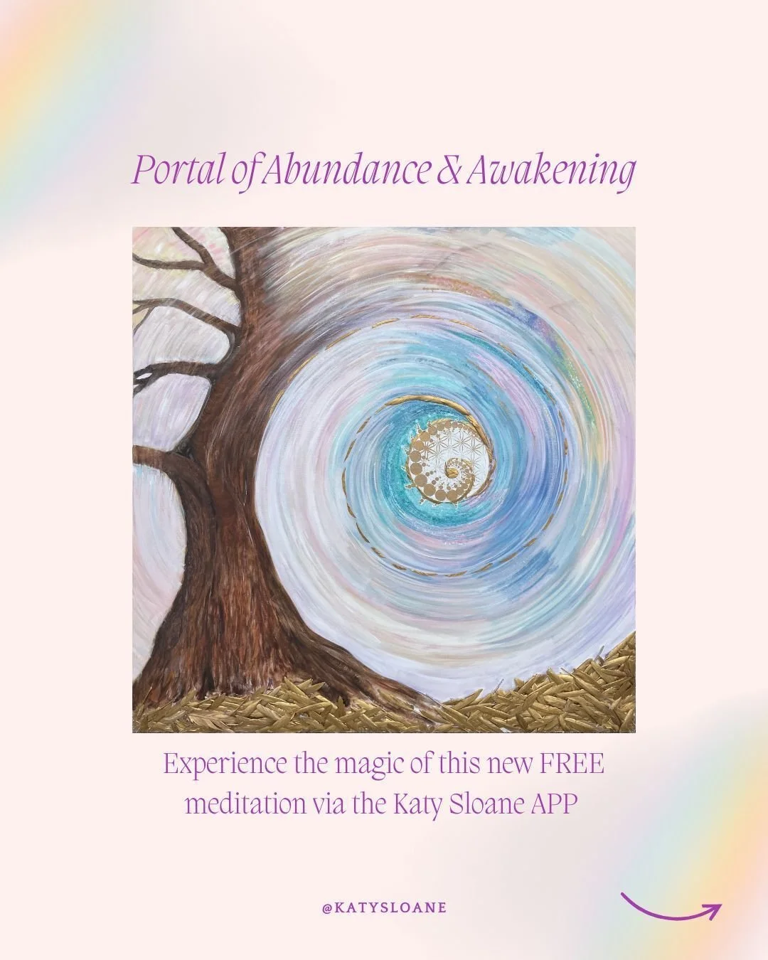 ✨Enter the Portal of Abundance &amp; Awakening via the KATY SLOANE APP ✨

My new app is your portal to spiritual alignment, crystal magic, and celestial transformation. Whether you&rsquo;re navigating the energy of the stars or simply seeking a momen