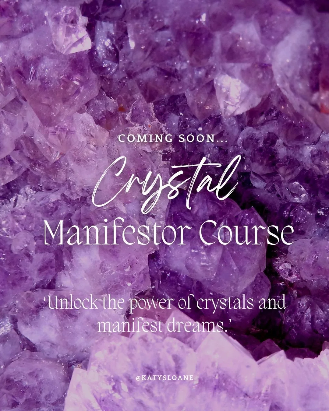 ⚡BRAND NEW COURSE INCOMING⚡

There&rsquo;s a reason why so many of us feel drawn to crystals. They are powerful tools for awakening and healing the body, mind and spirit. 

But knowing how to actually use them to create real change in your life is wh