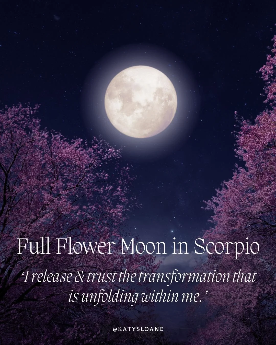 Happy Full Flower Moon &amp; happy Beltane!🌕🌸This Full Moon is also known as the Flower Moon and coincides with Beltane, the midway point between the Spring Equinox and Summer Solstice.

Spiritually the Flower Moon represents growth, abundance and 