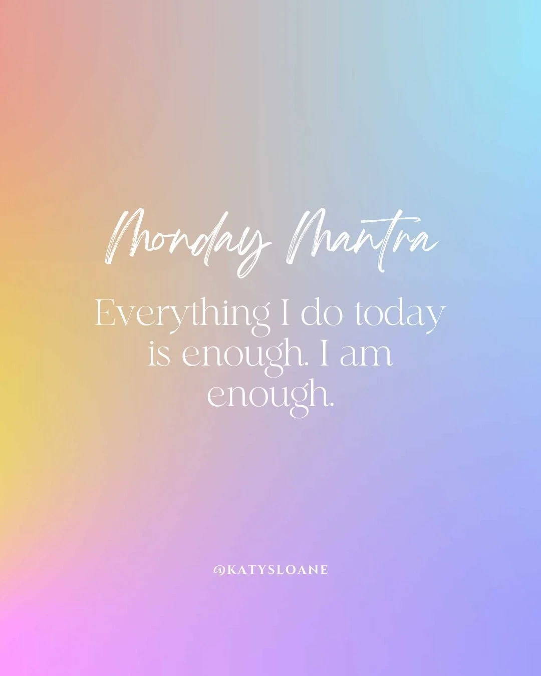 Happy Monday! Words are powerful vibrations that create and shape our reality. Empower yourself by talking positively about who you are&hellip;even if you don&rsquo;t believe it, say it! If you say it enough you will start to believe it and that is w