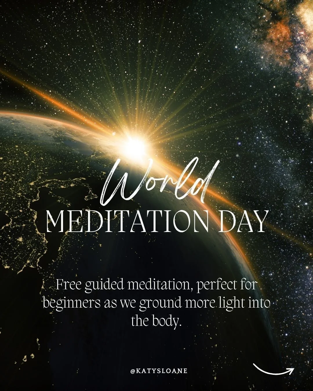 ⚡May 21st~WORLD MEDITATION DAY..... FREE MEDITATION NOW LIVE⚡️

On Thursday 21st May we celebrate World Meditation Day! If you&rsquo;re new to meditation this is the perfect opportunity to give it a try, you have nothing to lose and everything to gai