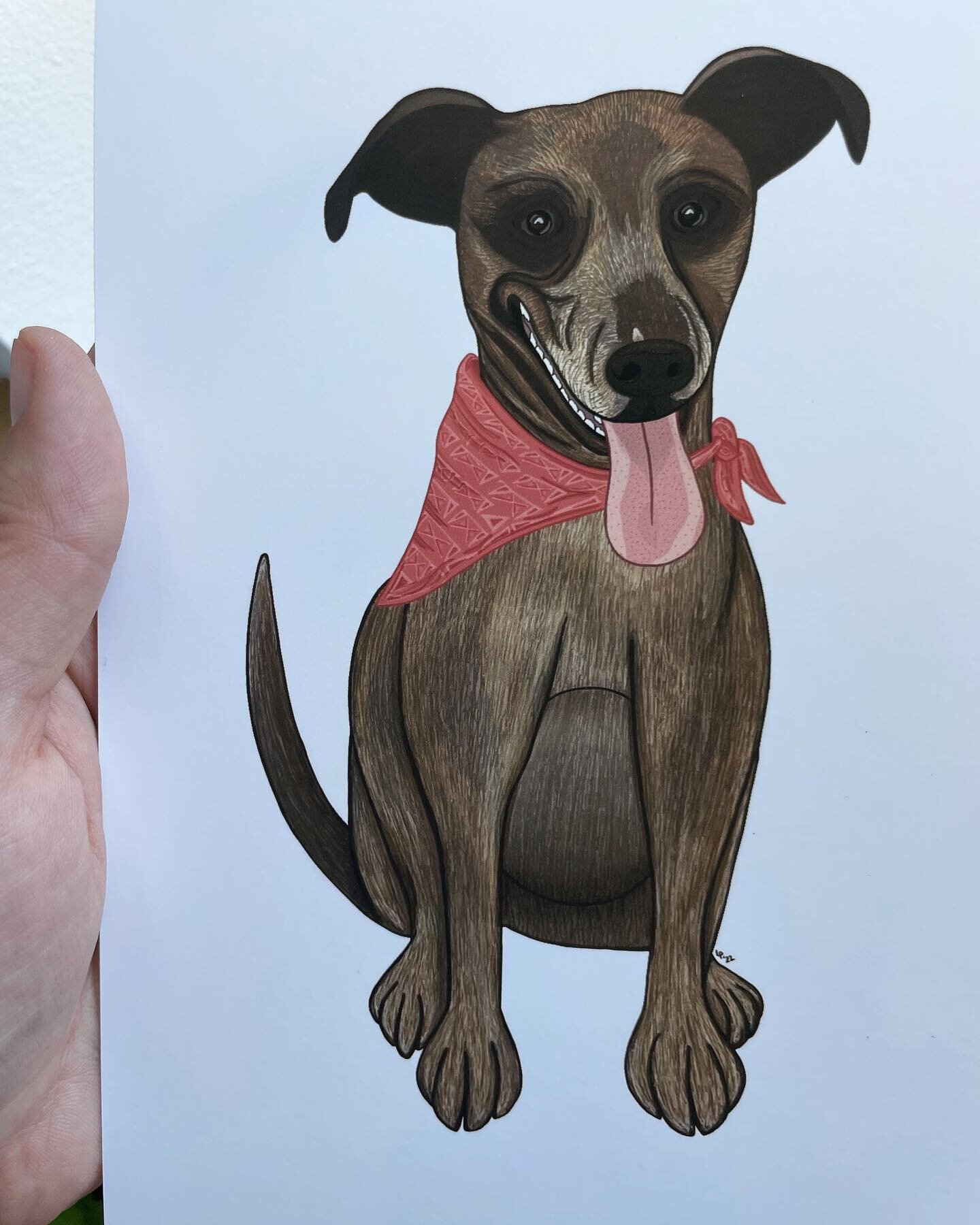 Excited to share this special commission that was gifted today! 🐶 

➡️➡️ Swipe to the see some of the inspo for commemorating the sweet life of Baxter. 

So honored that I was asked to create this piece -and beyond thankful that his family feels I w