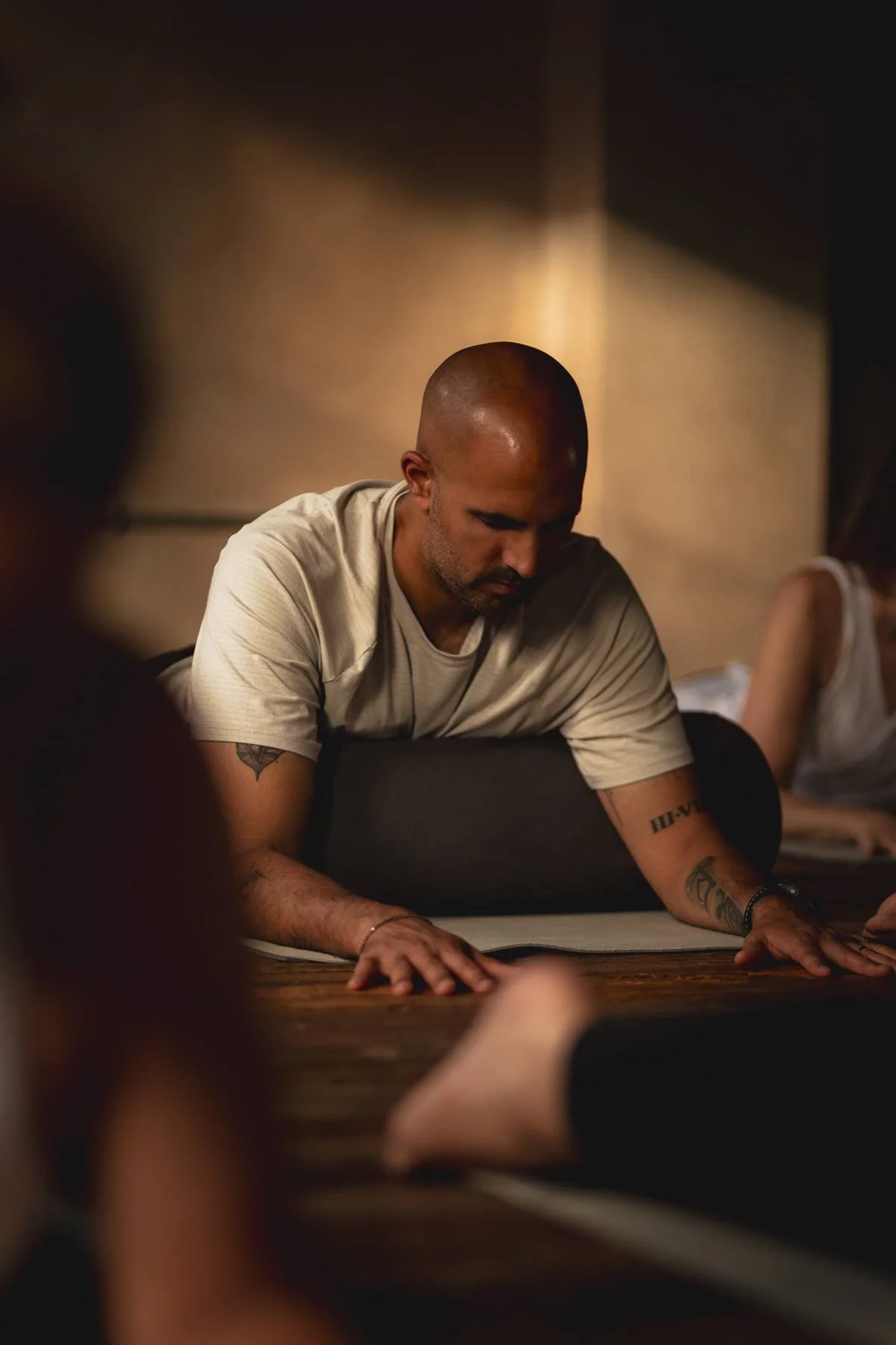 Restorative yoga class at Heist House Studios in Warwick