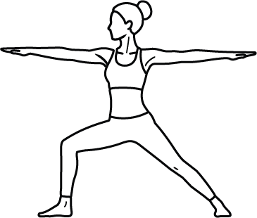 Warrior II Pose icon