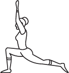 Crescent Lunge yoga icon
