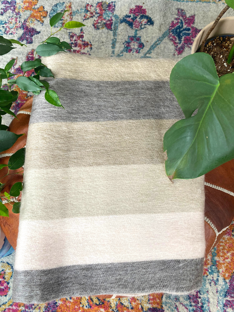 Country Charm Alpaca Throw Blanket