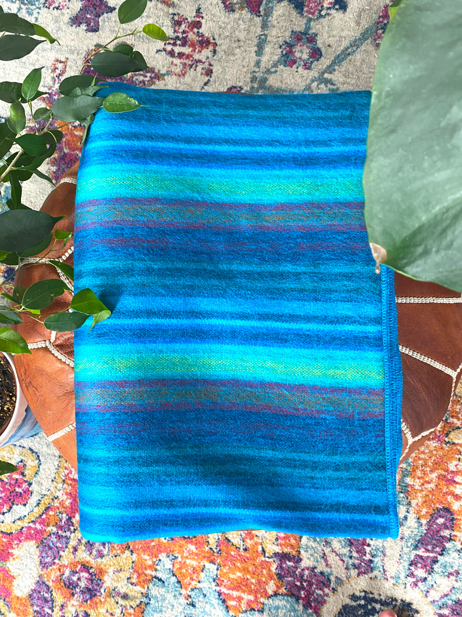 Jolly Rancher Alpaca Throw Blanket