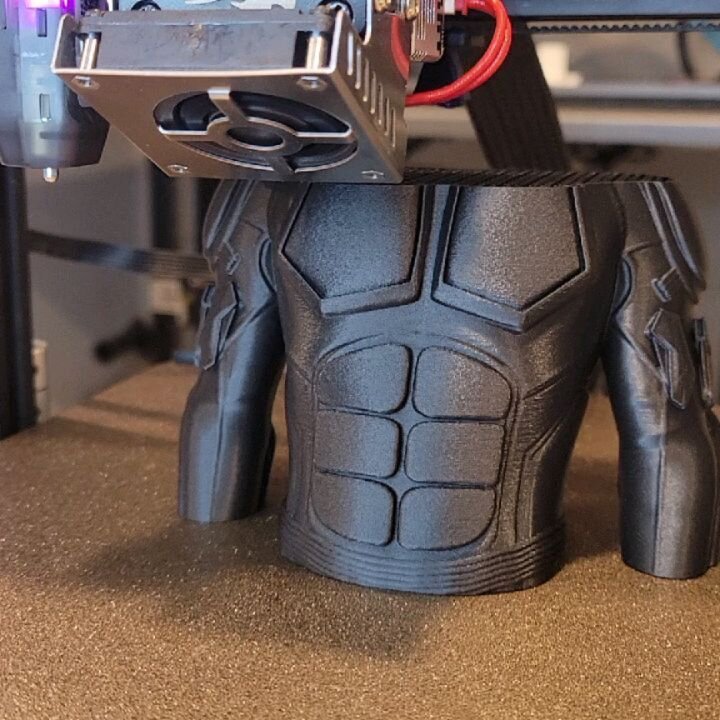 Black noir looking amazing! Printed with the new @creality3d Sprite Pro Direct extruder. Printed with @polymaker_3d Matte Black PLA model provided by the amazing @fotismint free on printables.com video upcoming on installing the Sprite Extruder on th