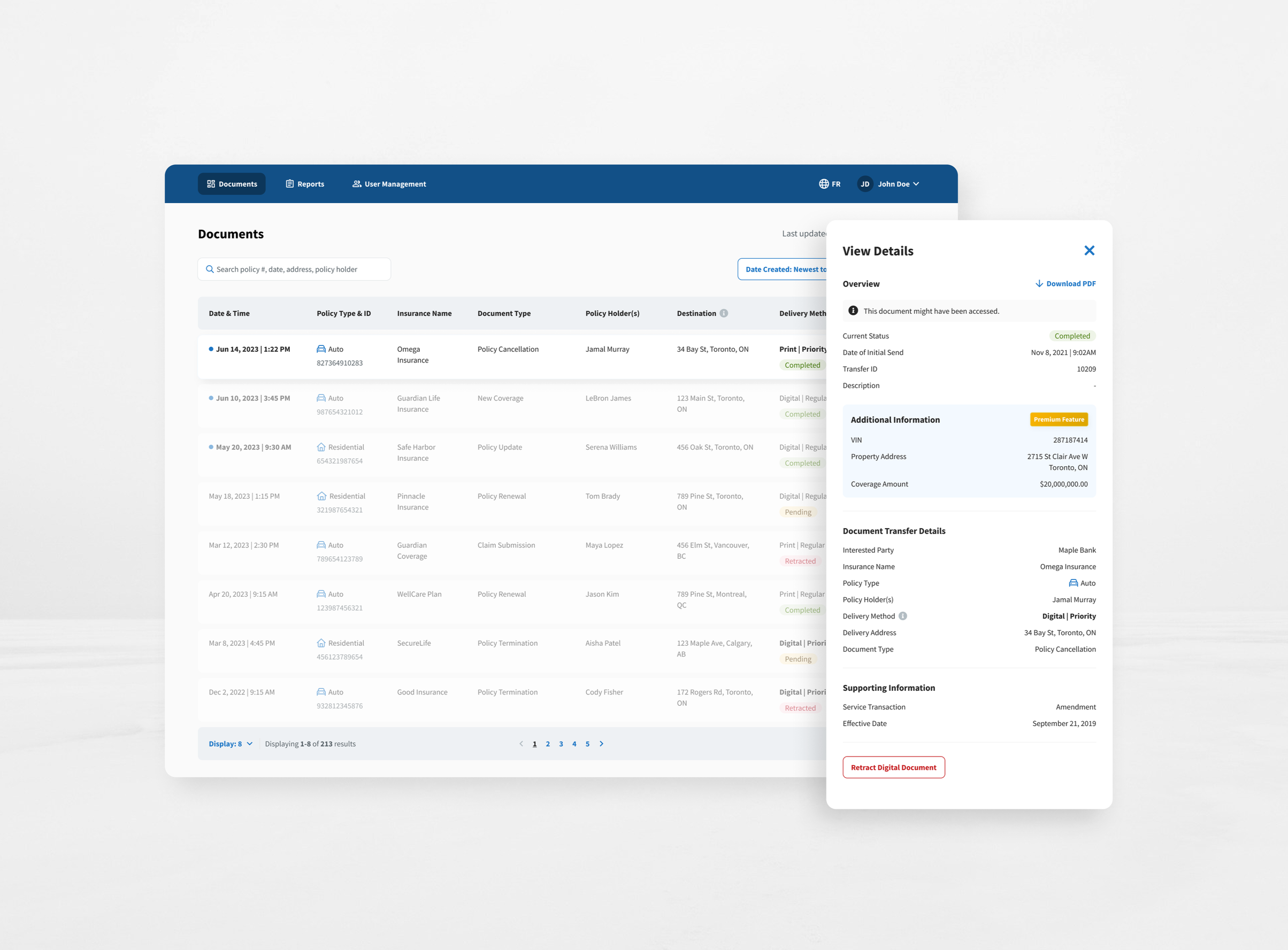 Insurance - The Document Portal