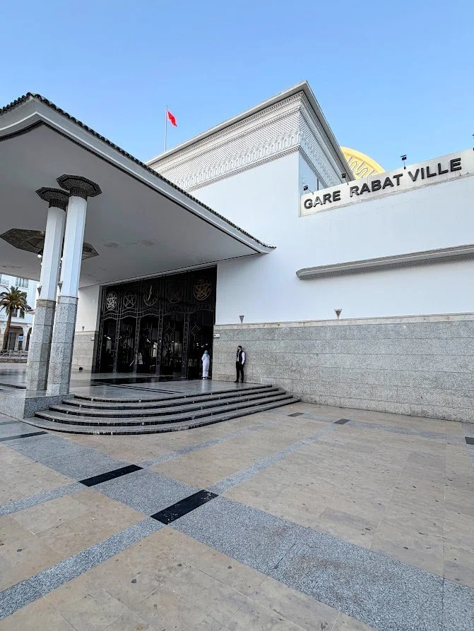 Which train station in rabat is near the medina
