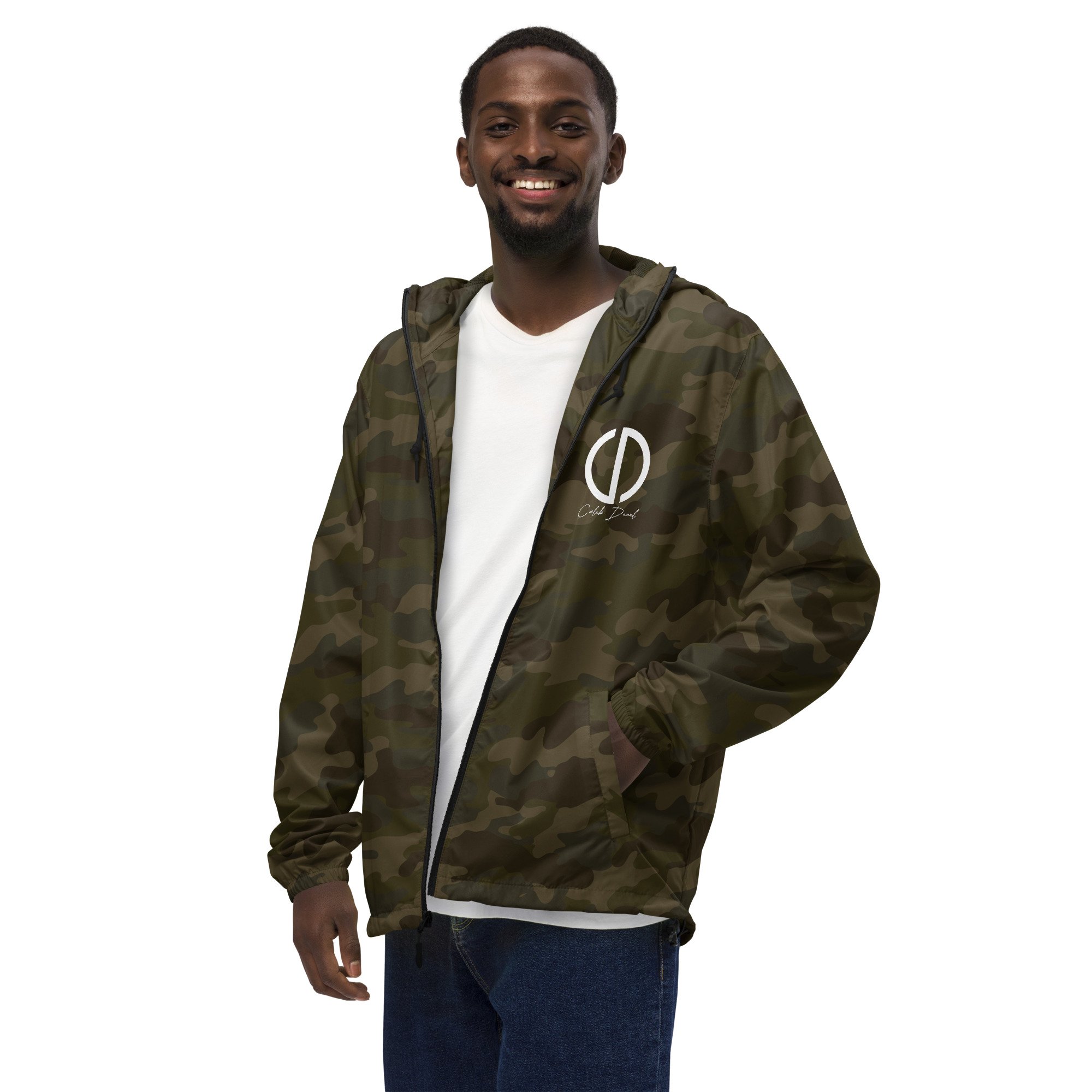 unisex-lightweight-zip-up-windbreaker-forest-camo-left-front-2-644ec8121db8d.jpg