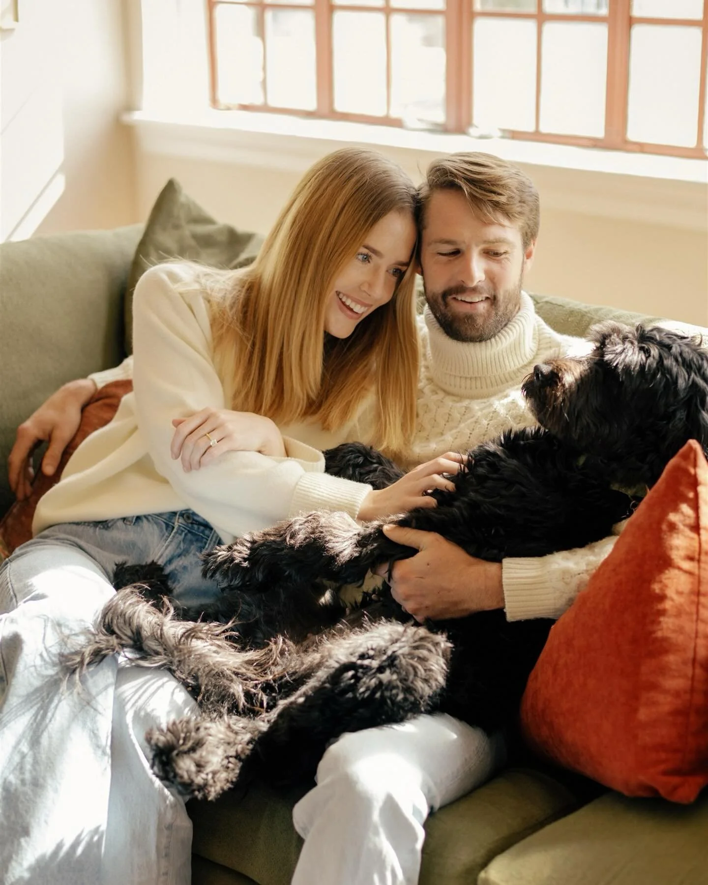 Sarah and Doug at home on a sunny Sunday afternoon ❤️