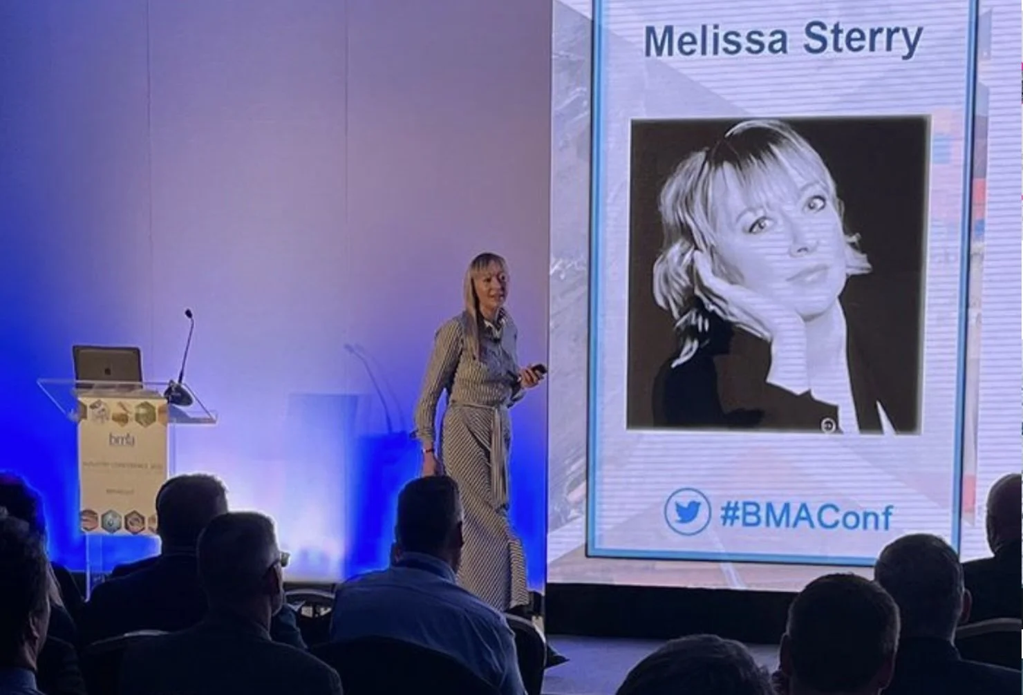 Melissa Sterrykeynote on the future of sustainable design and innovation at the BMA conference, UK