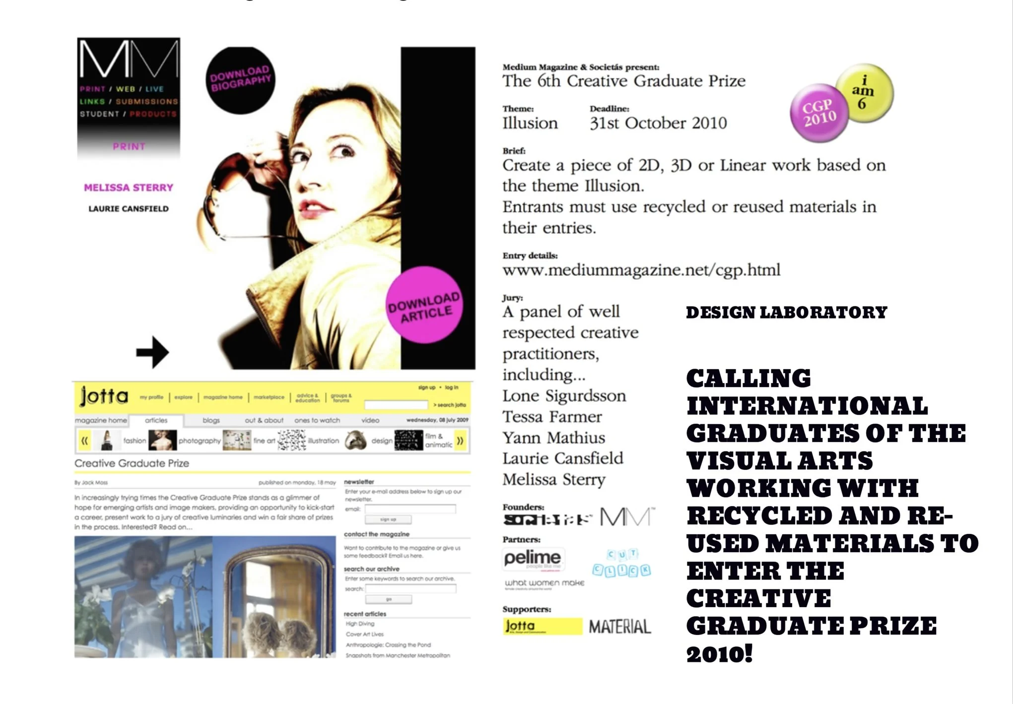 Creative Graduate Prize - world's first online visual arts awards by Melissa Sterr