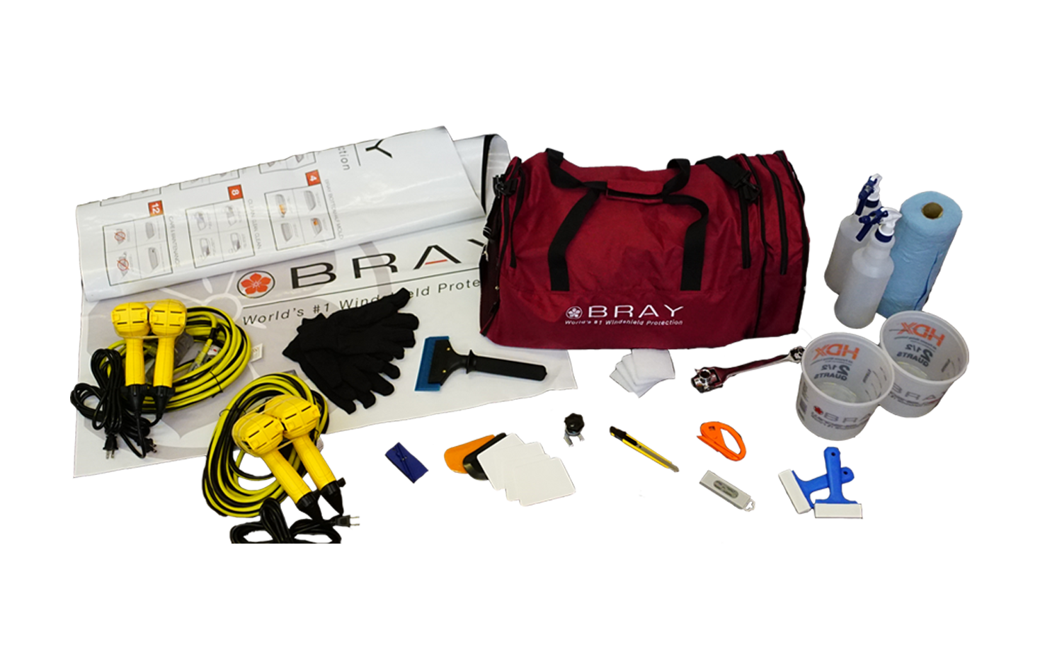 Windshield Skin™ Multi Layer Full Professional Installer Kit