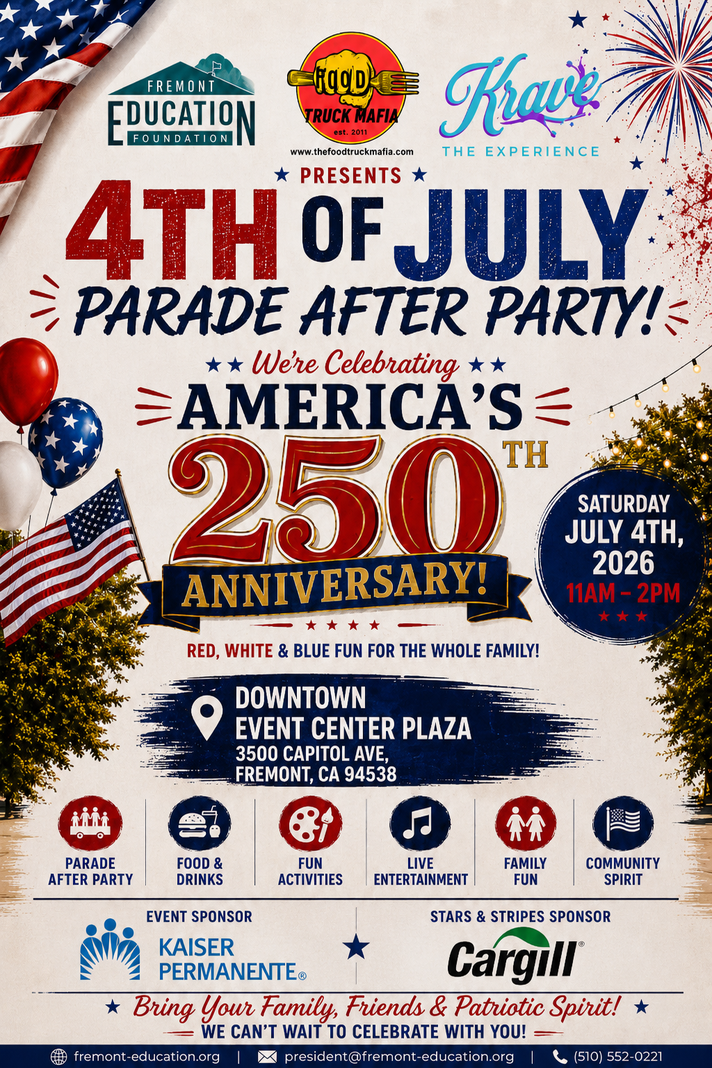 Fremont 4th of July Parade "After Party"