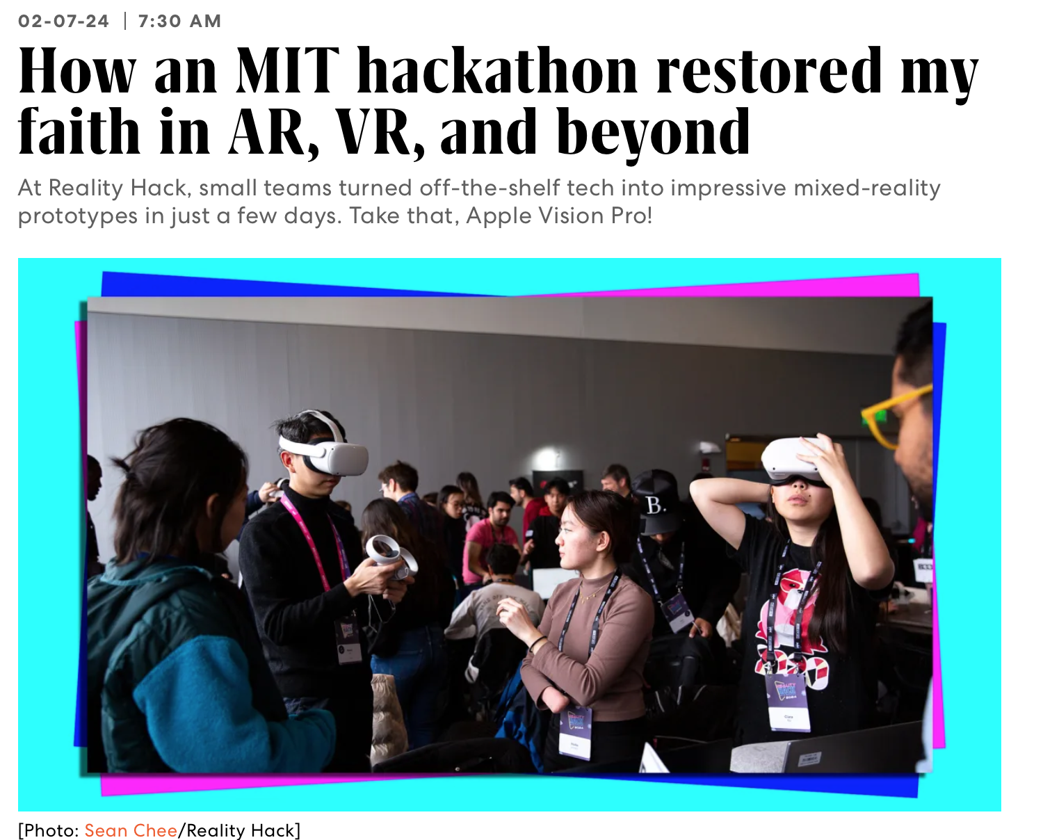 How an MIT hackathon restored my faith in AR, VR, and beyond