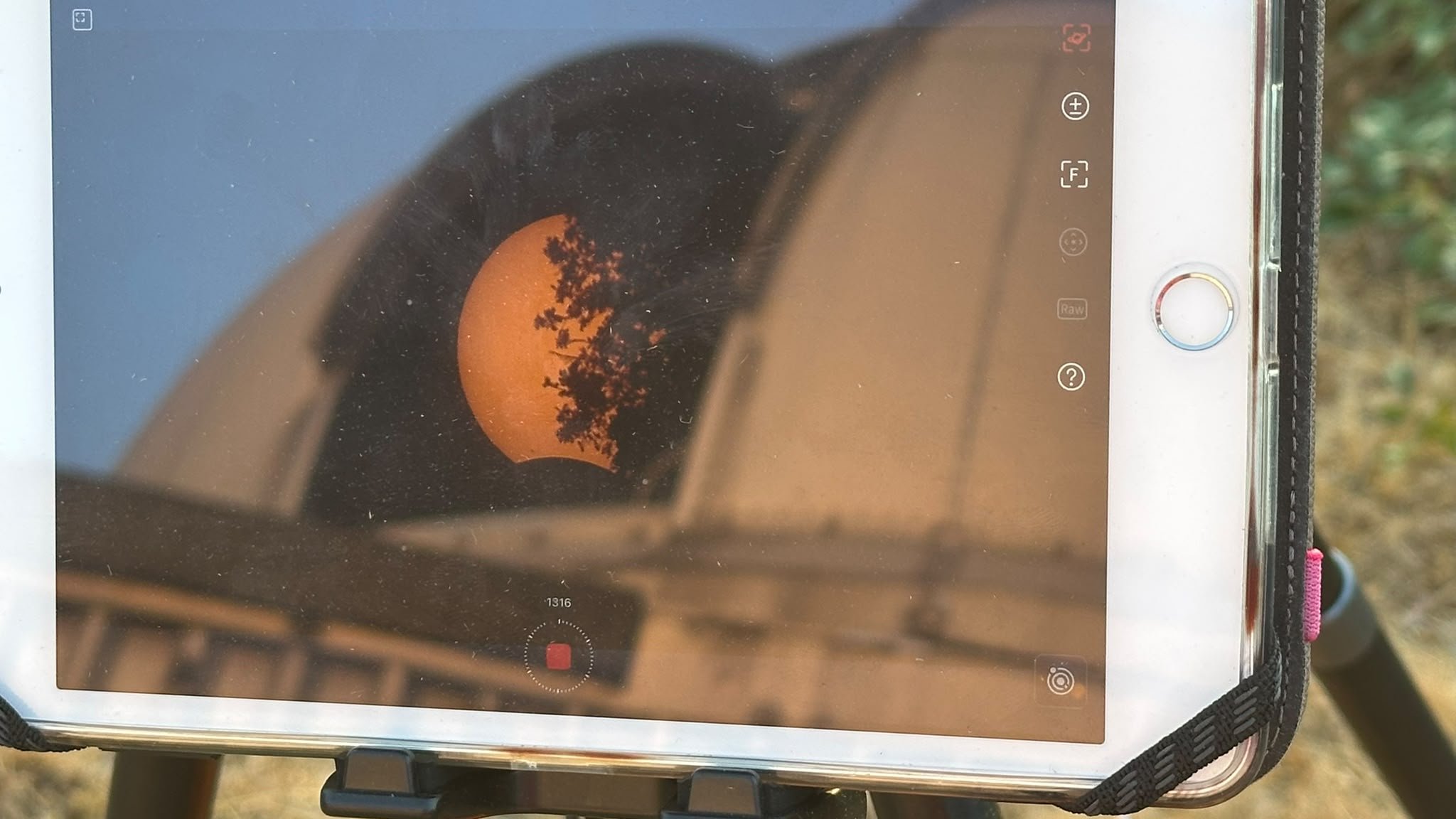 Kripa - Seestar image with reflection of dome