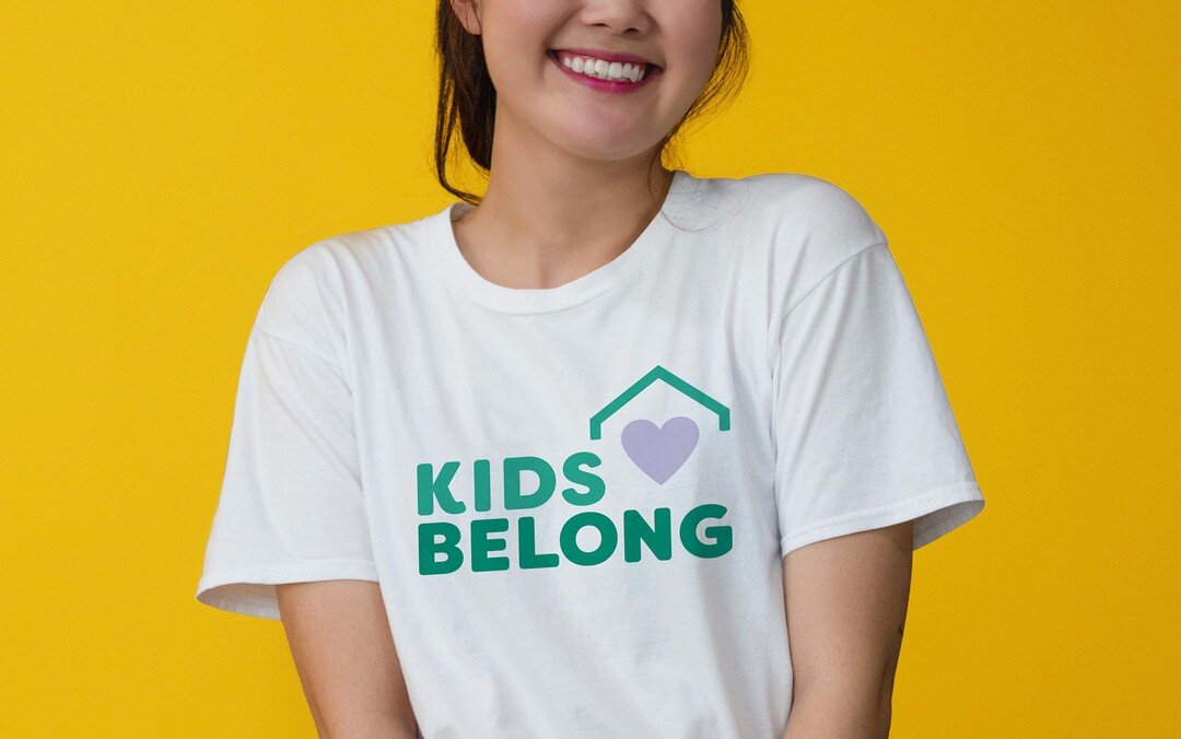 Brand concept for Kids Belong&mdash;a nonprofit on a mission to ensure there are enough families to take in every kid who needs a home. 

🌟 Full project featured in the link in my bio.

#nonprofitbranding #brand #branding #storybrand #brandidentity 