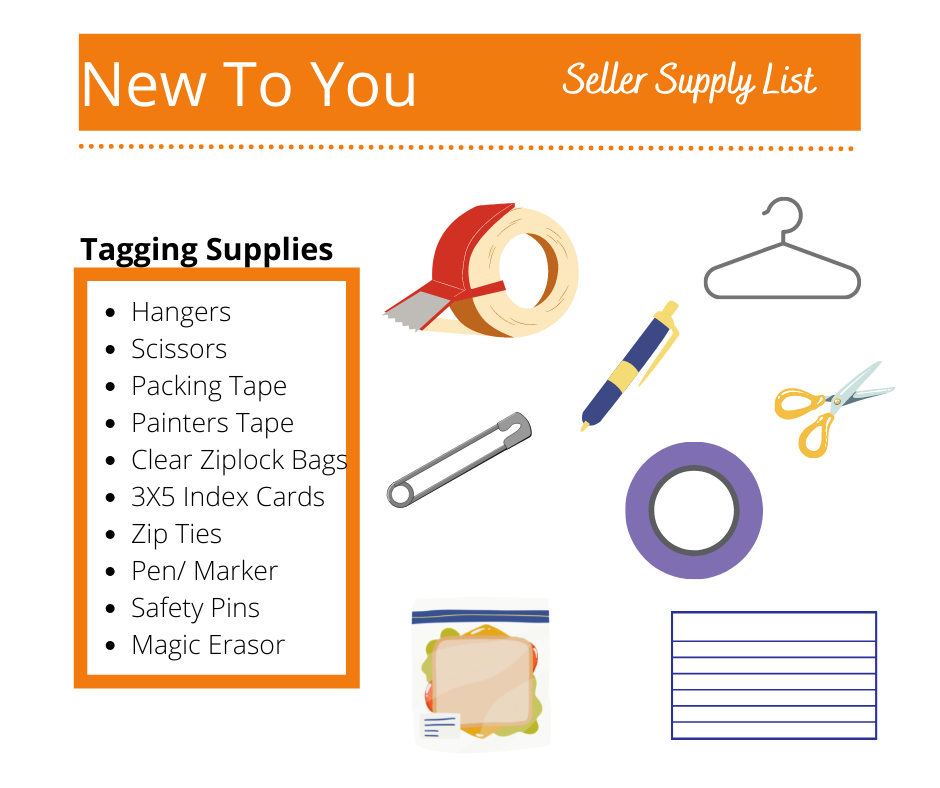 Consigner Supply List — New To You Consignment Sale