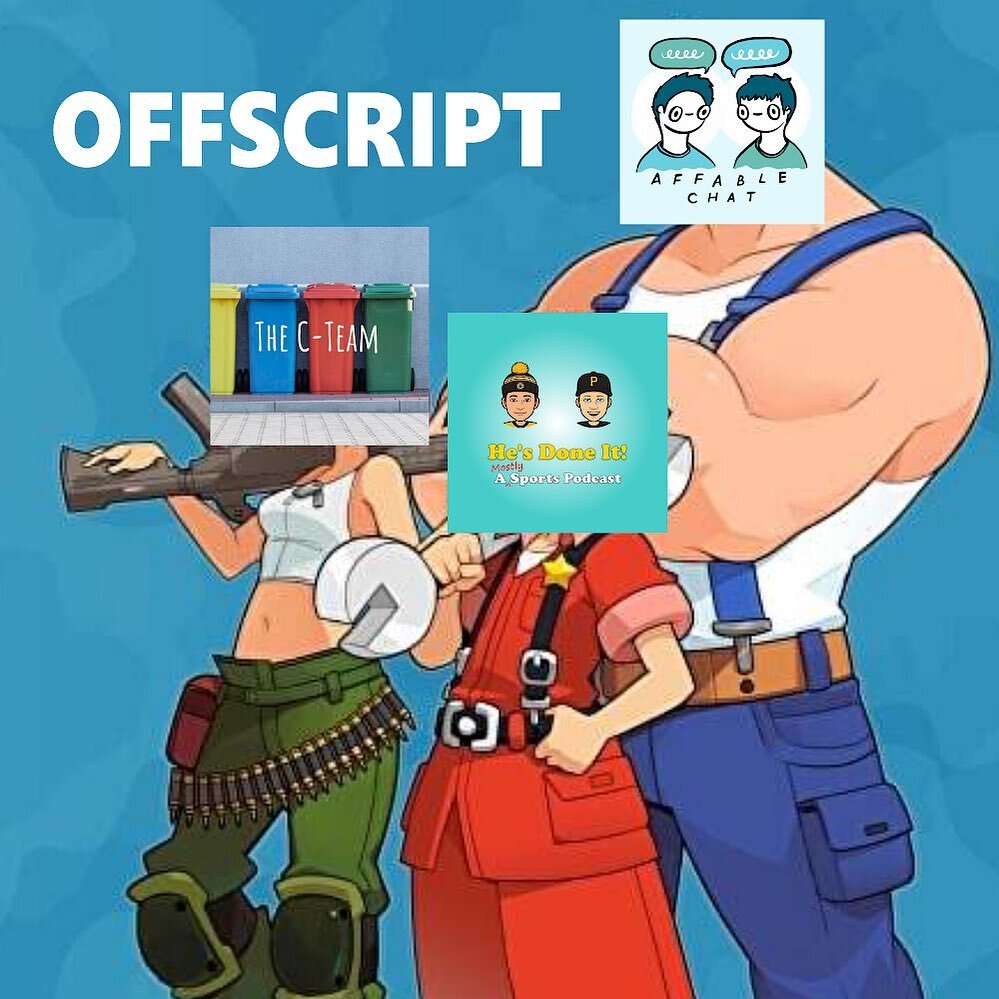 New Offscript episode out now featuring @cnovotny915 from @hesdoneitpod and @kennypizzaman from @cteamshow #sisterpodcasts