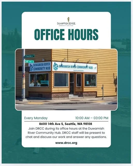Duwamish River Community Coalition Office Hours 