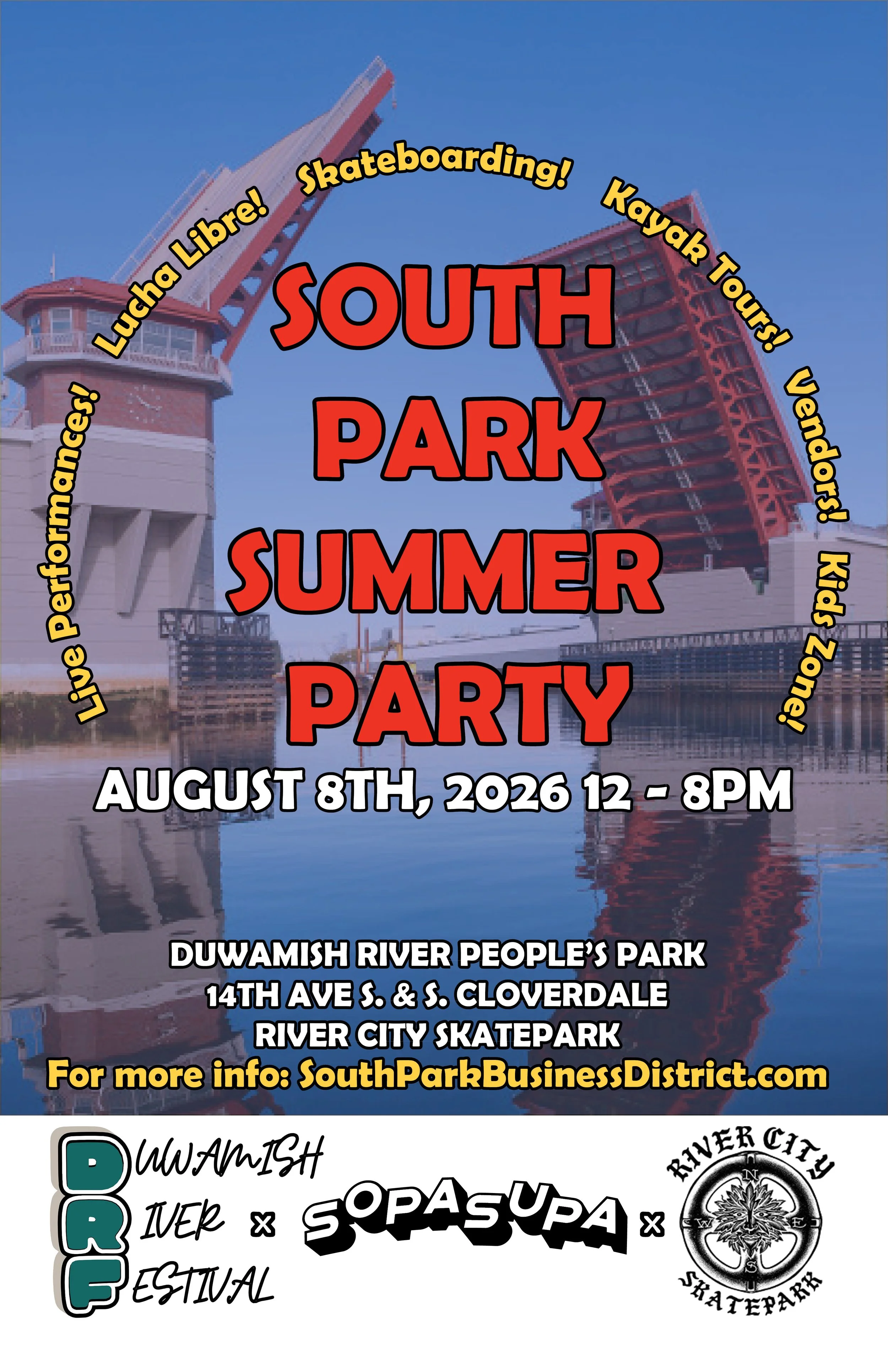 SOPASUPA + RIVER FEST + RIVER CITY SKATEPARK!