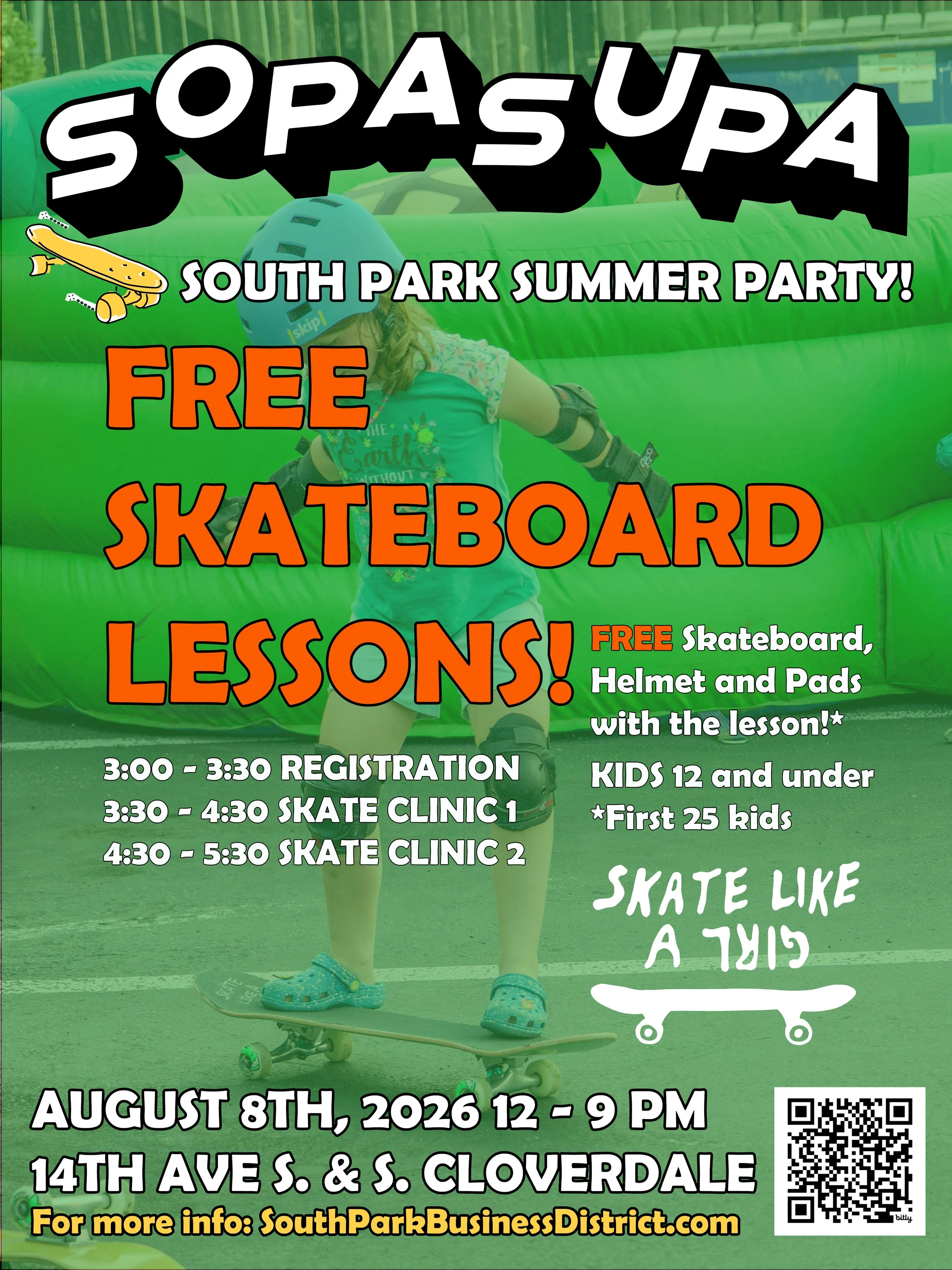 Skate like a girl at SOPASUPA
