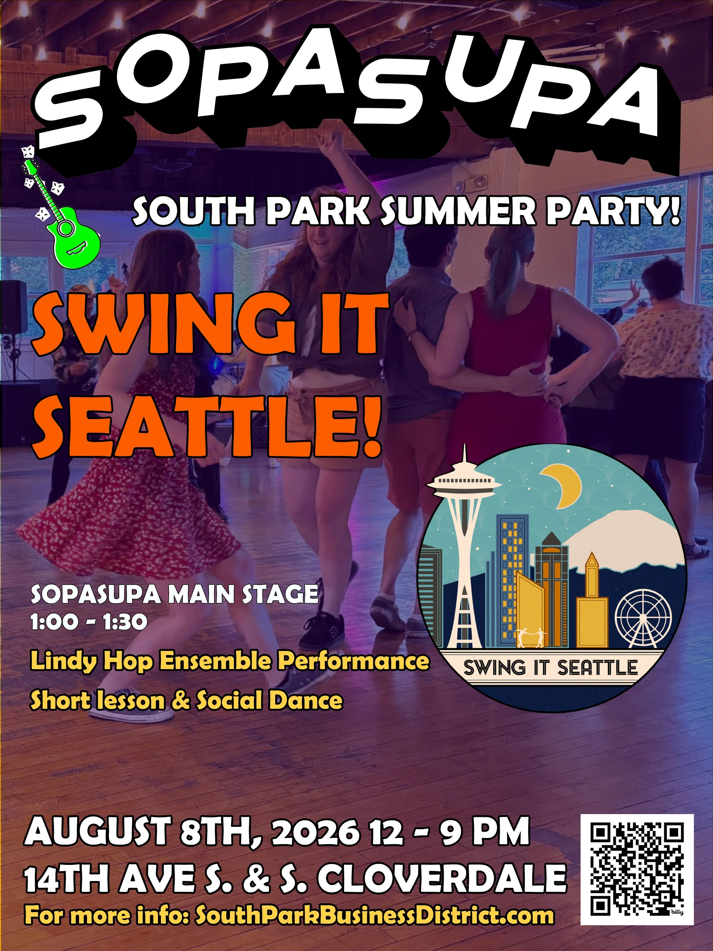 Lindy hop dance performance sopasupa