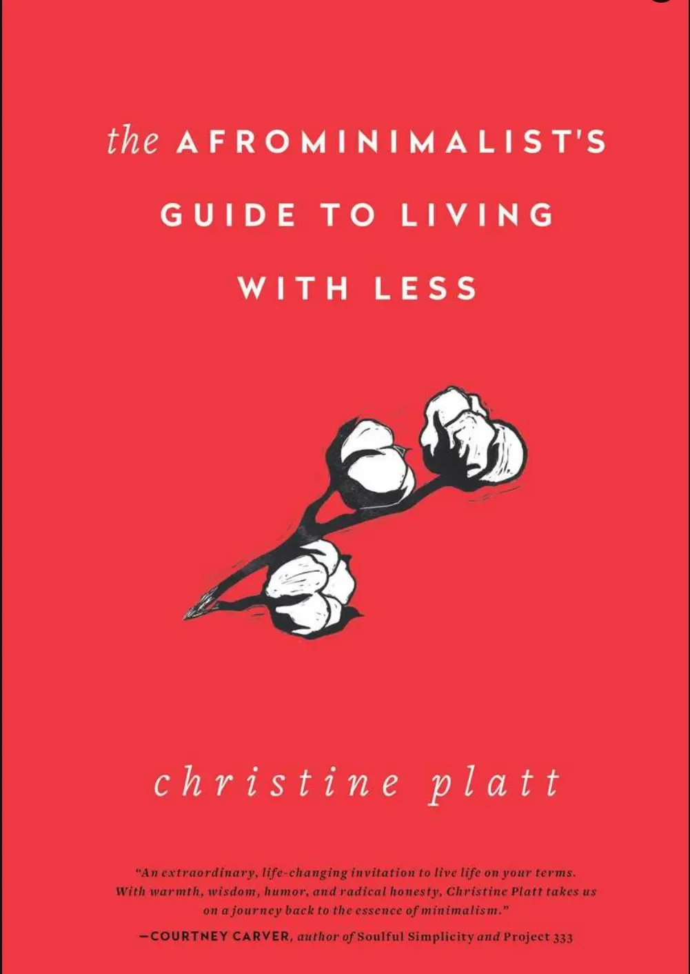 book: The afrominimalist’s guide to living with less