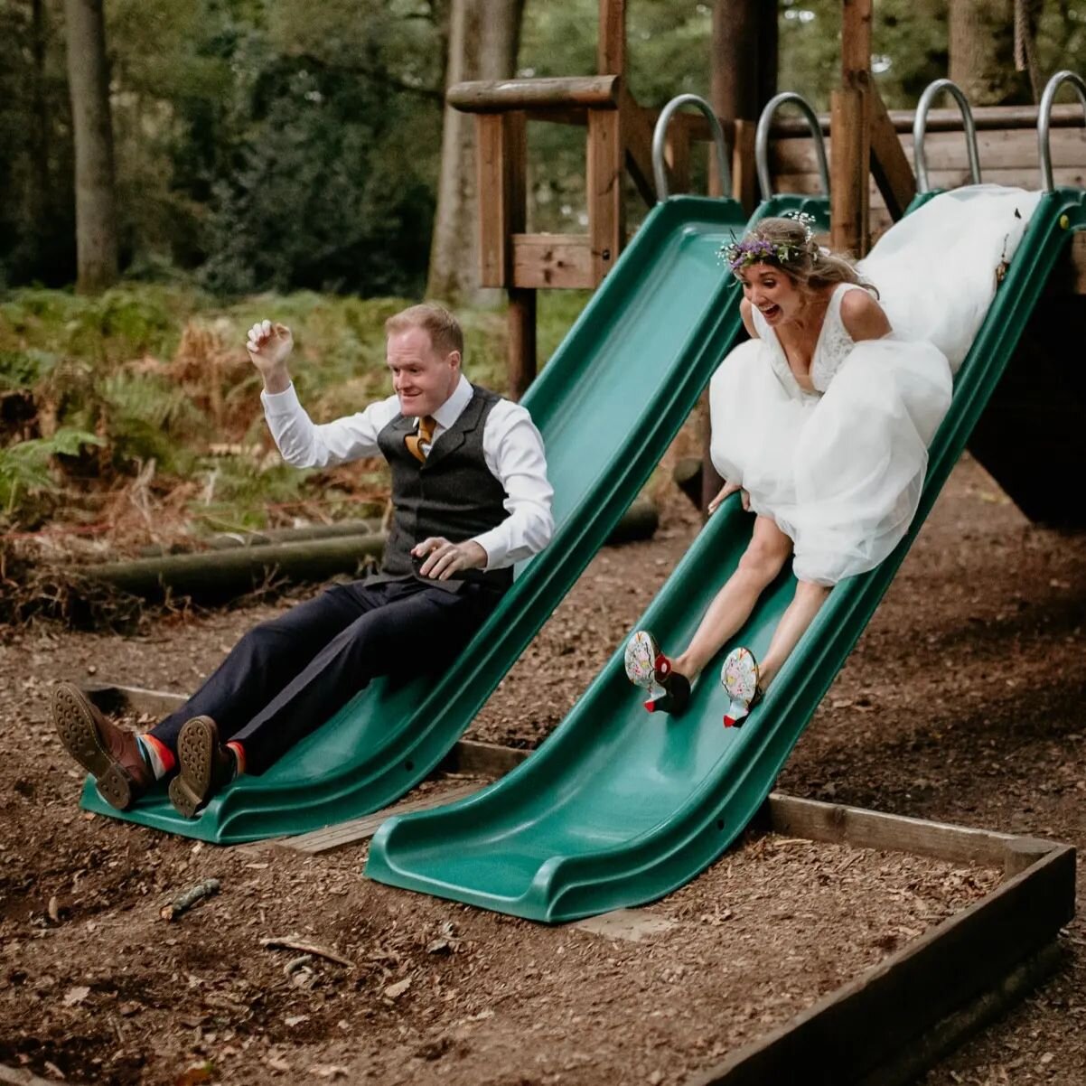 Sliding into married life!

Sophie and Steve's wedding was magical; not only did they choose an amazing venue, but they fully embraced the day and had the most fun.

Umberslade Adventure Park is just outside Solihull near Birmingham and played as the