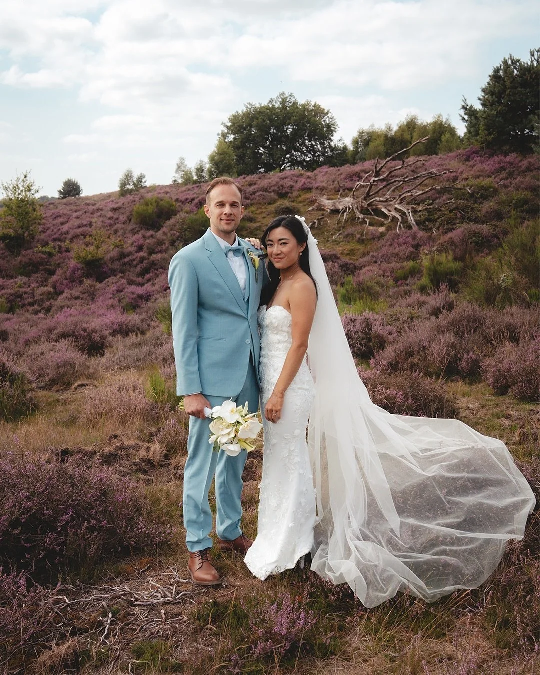 // Y&amp;M &bull; Posbank, where the heather turns to magic 💜

This is where Yenny &amp; Michael spent a weekend away last year &mdash; and where they always said they&rsquo;d return for their wedding. Being part of that moment felt extra special, b