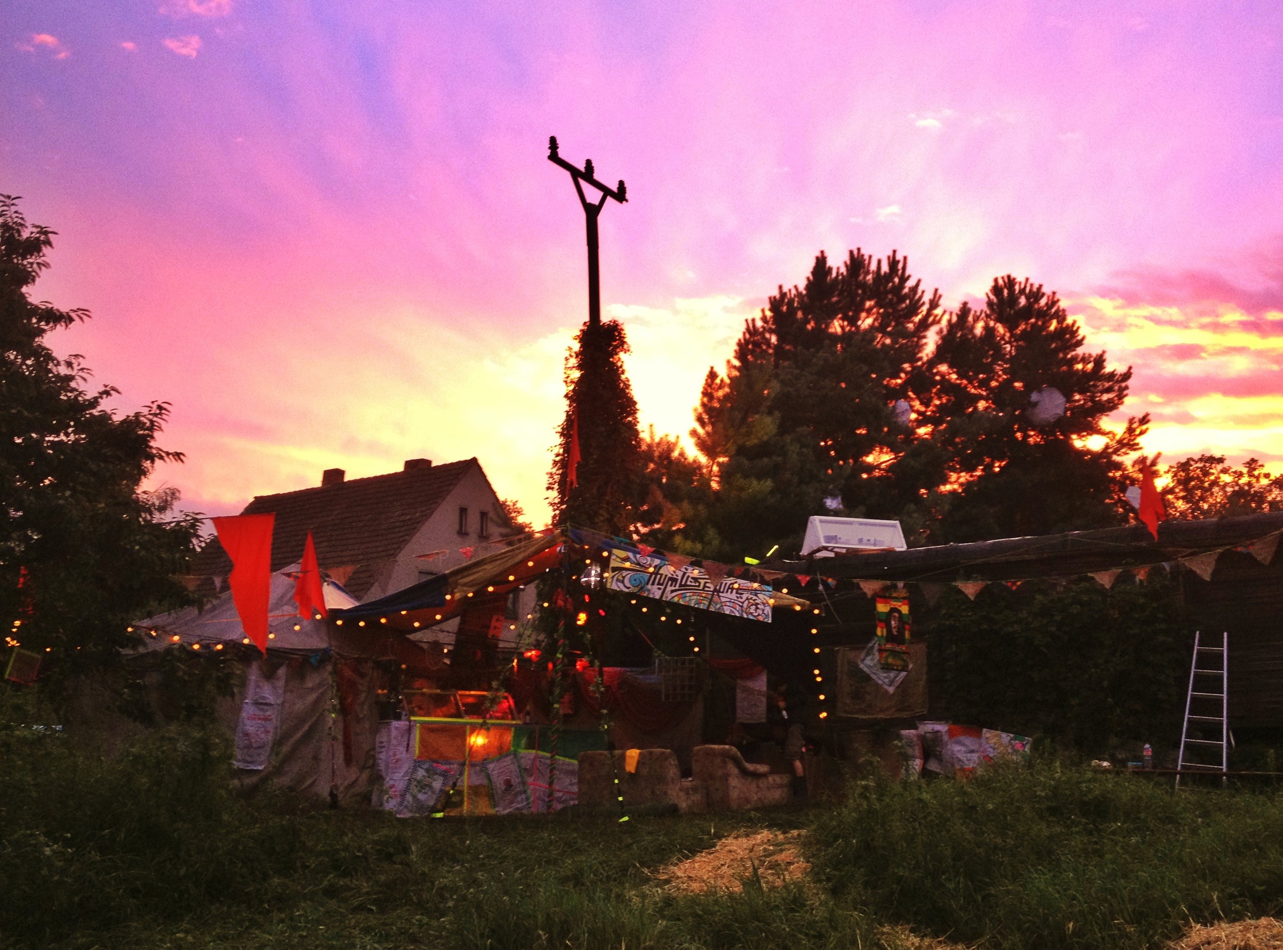 Hans&Gloria Festival set-up