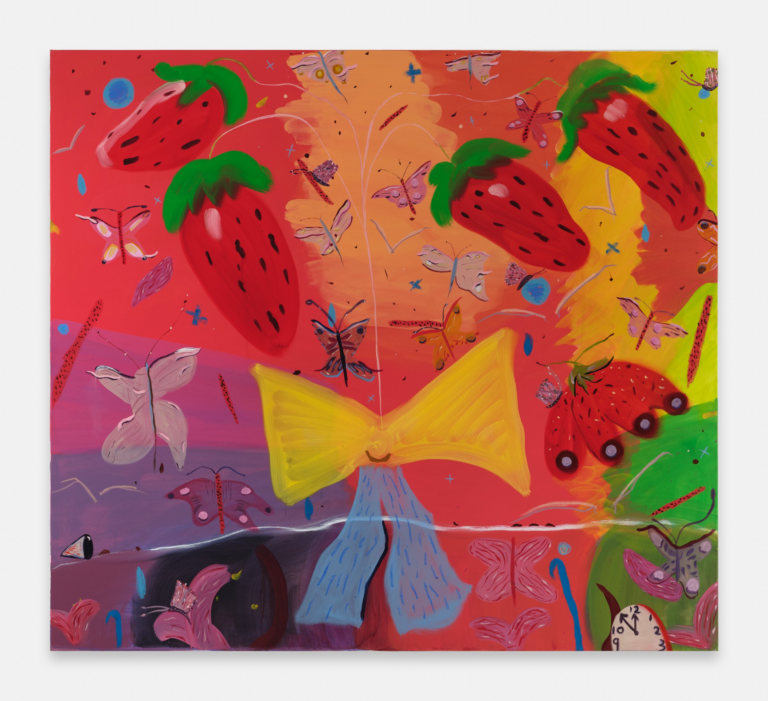 Strawberry Hill, 2025, 180 x 200cm