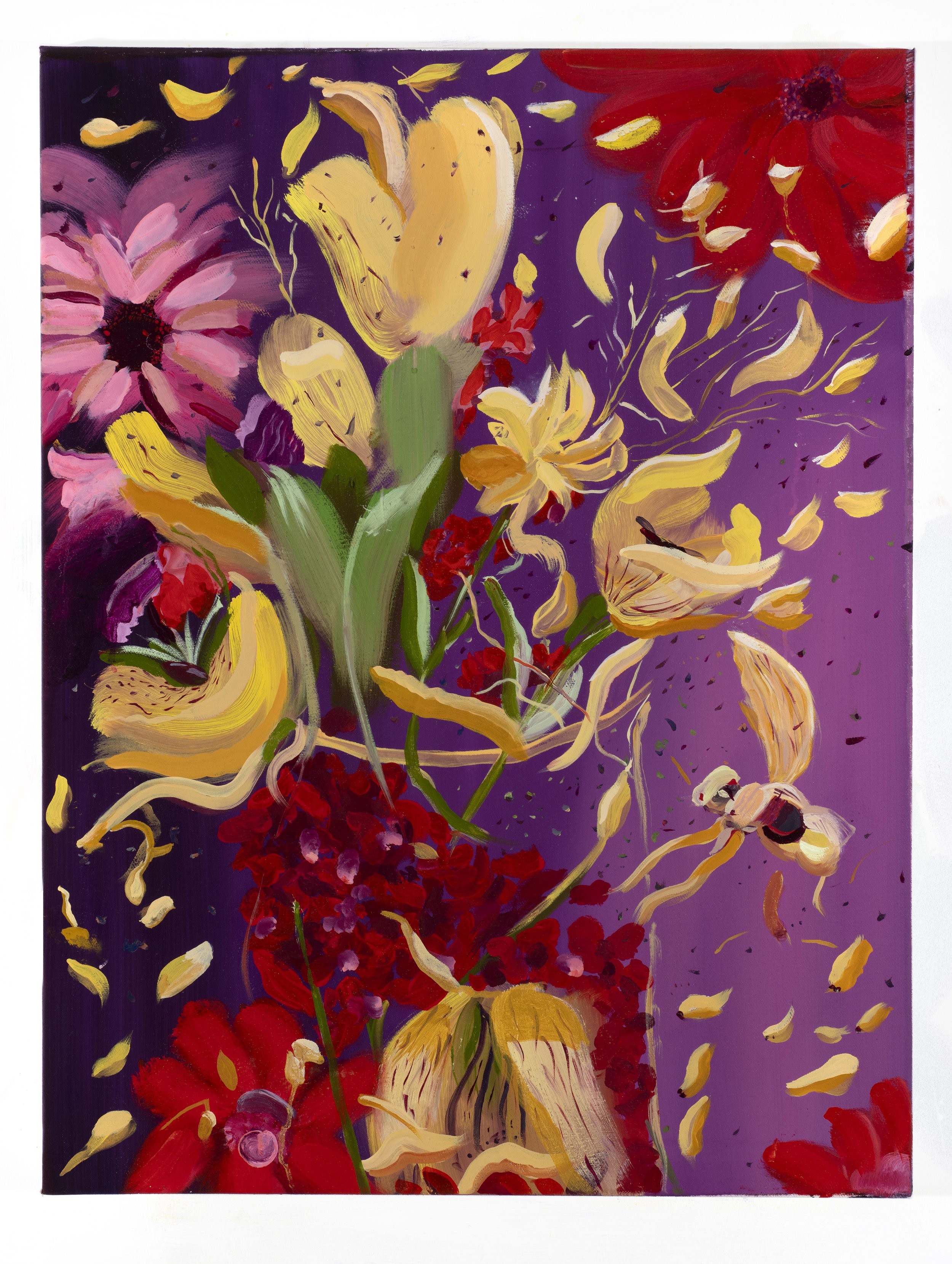 Persistant Petals, 2026, 80 x 60cm